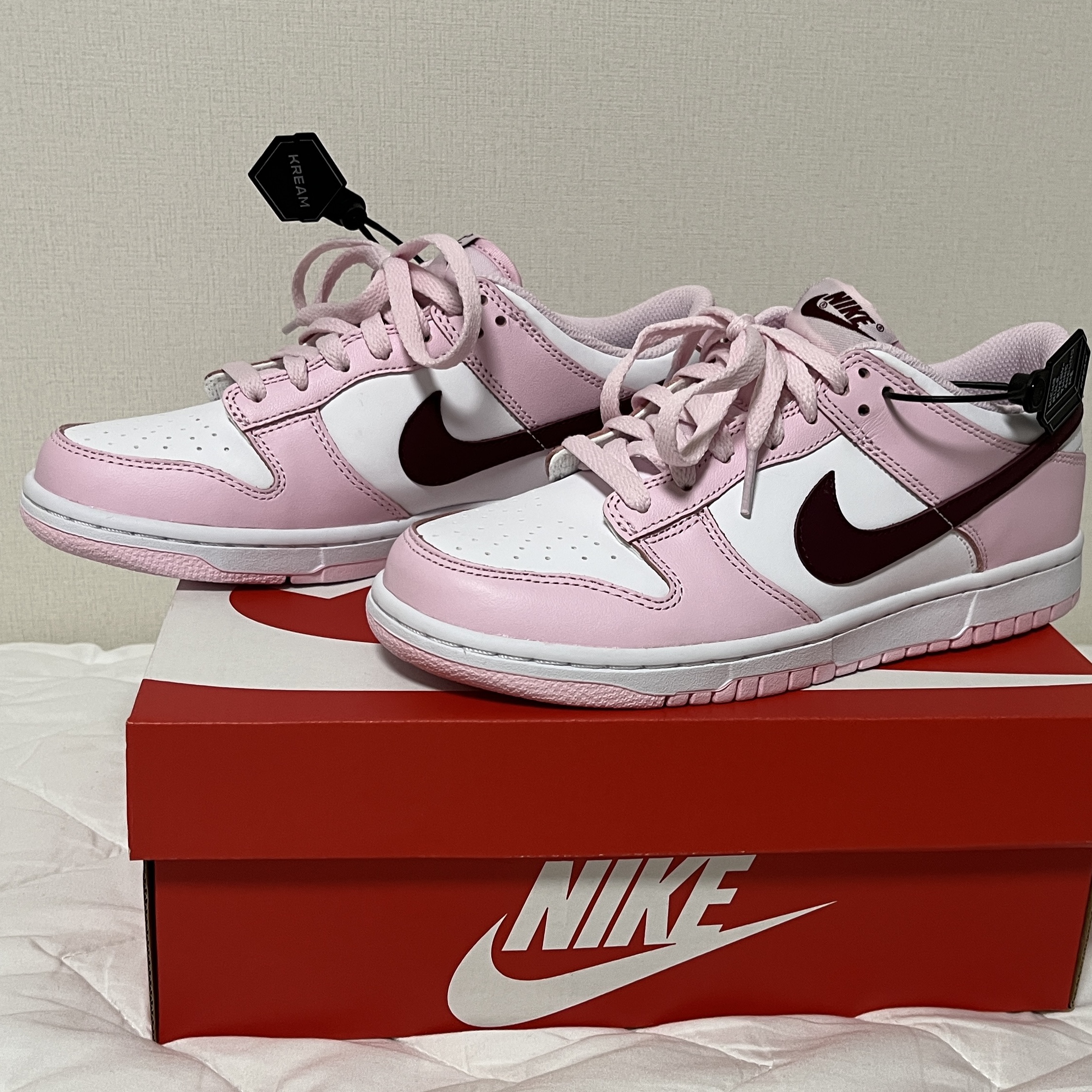 (GS) Nike Dunk Low Pink Foam 착용 스타일