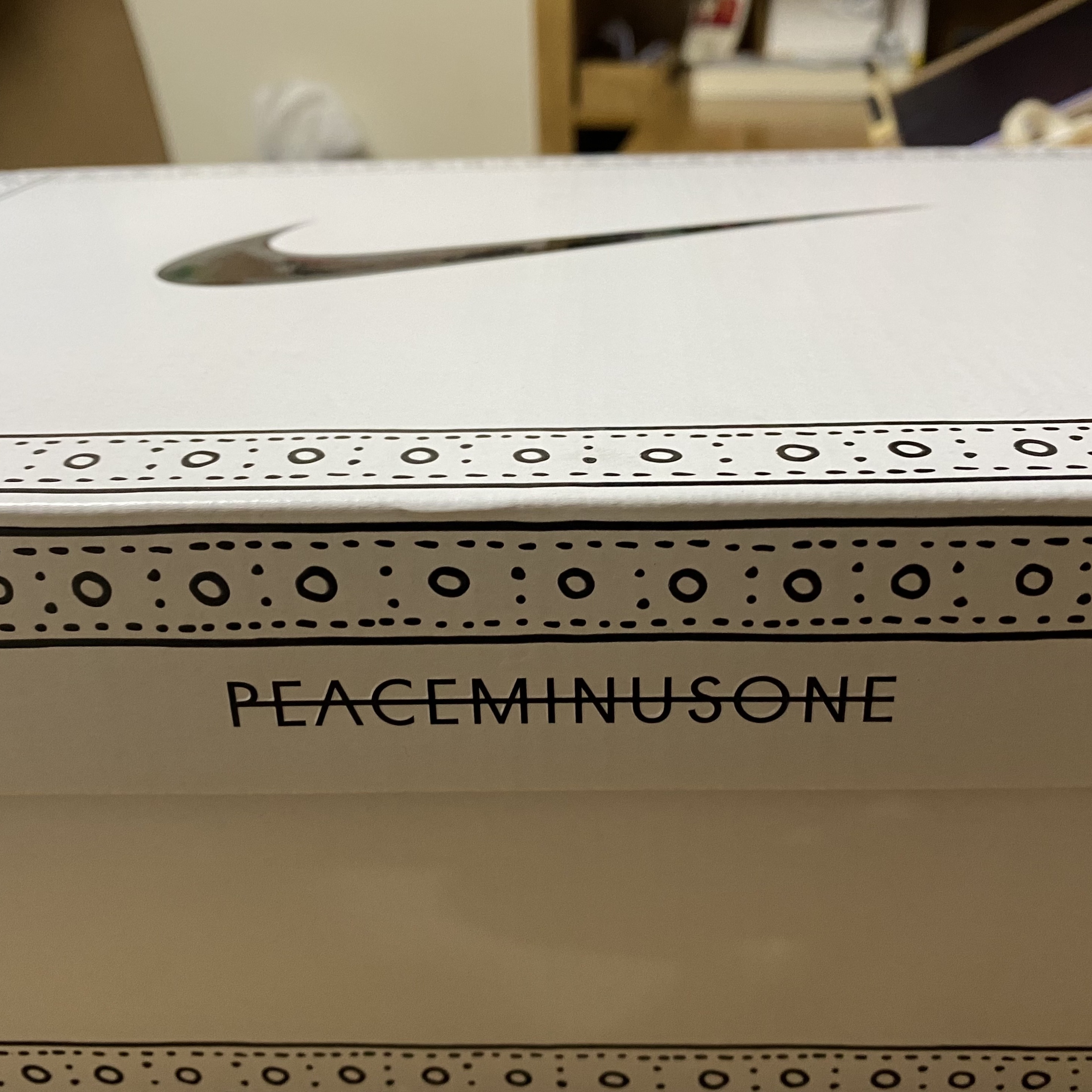 Nike x Peaceminusone Kwondo1 White 착용 스타일 - 2