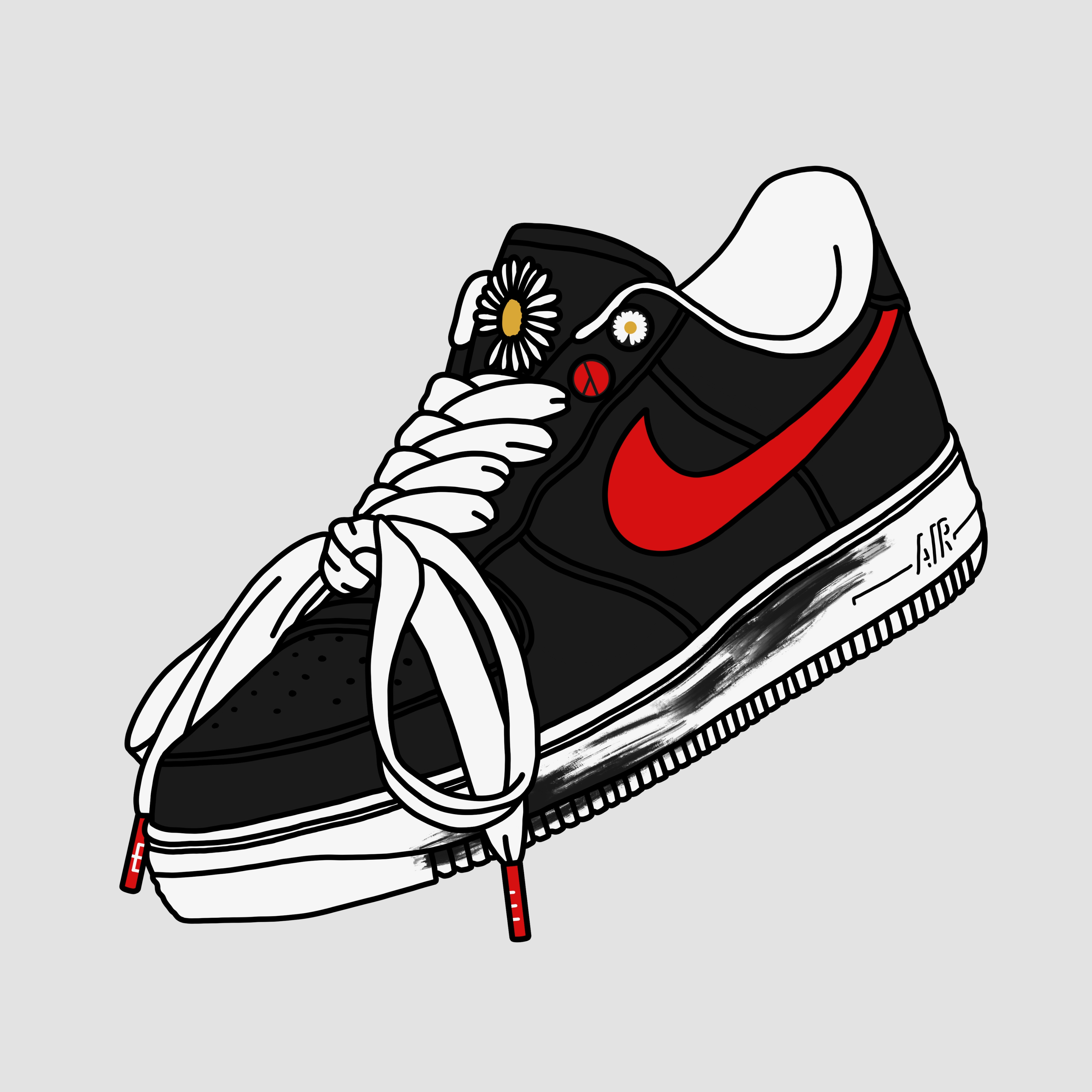Nike x Peaceminusone Air Force 1 Low Para-Noise - Korea Exclusive 착용 스타일