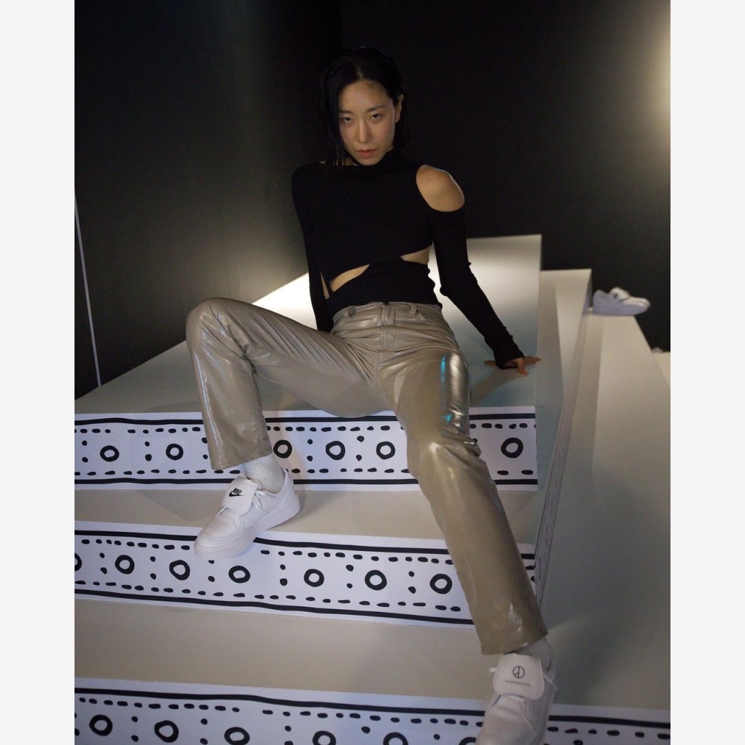 Nike x Peaceminusone Kwondo1 White 착용 스타일 - 2