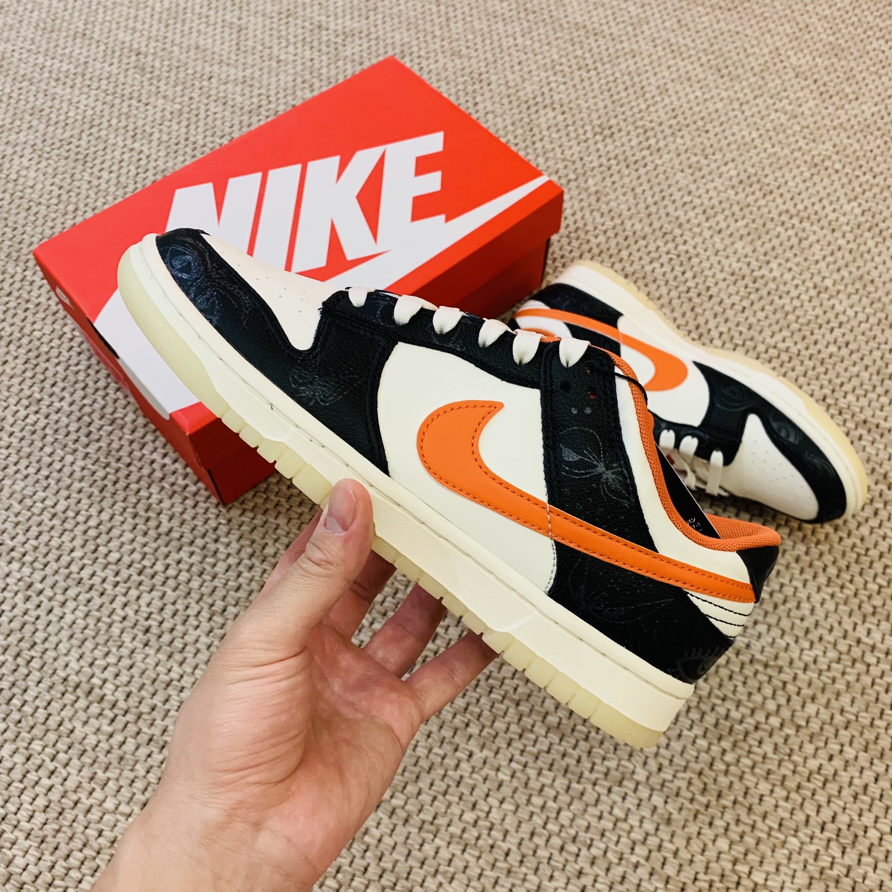 Nike Dunk Low Retro PRM Halloween 착용 스타일 - 2