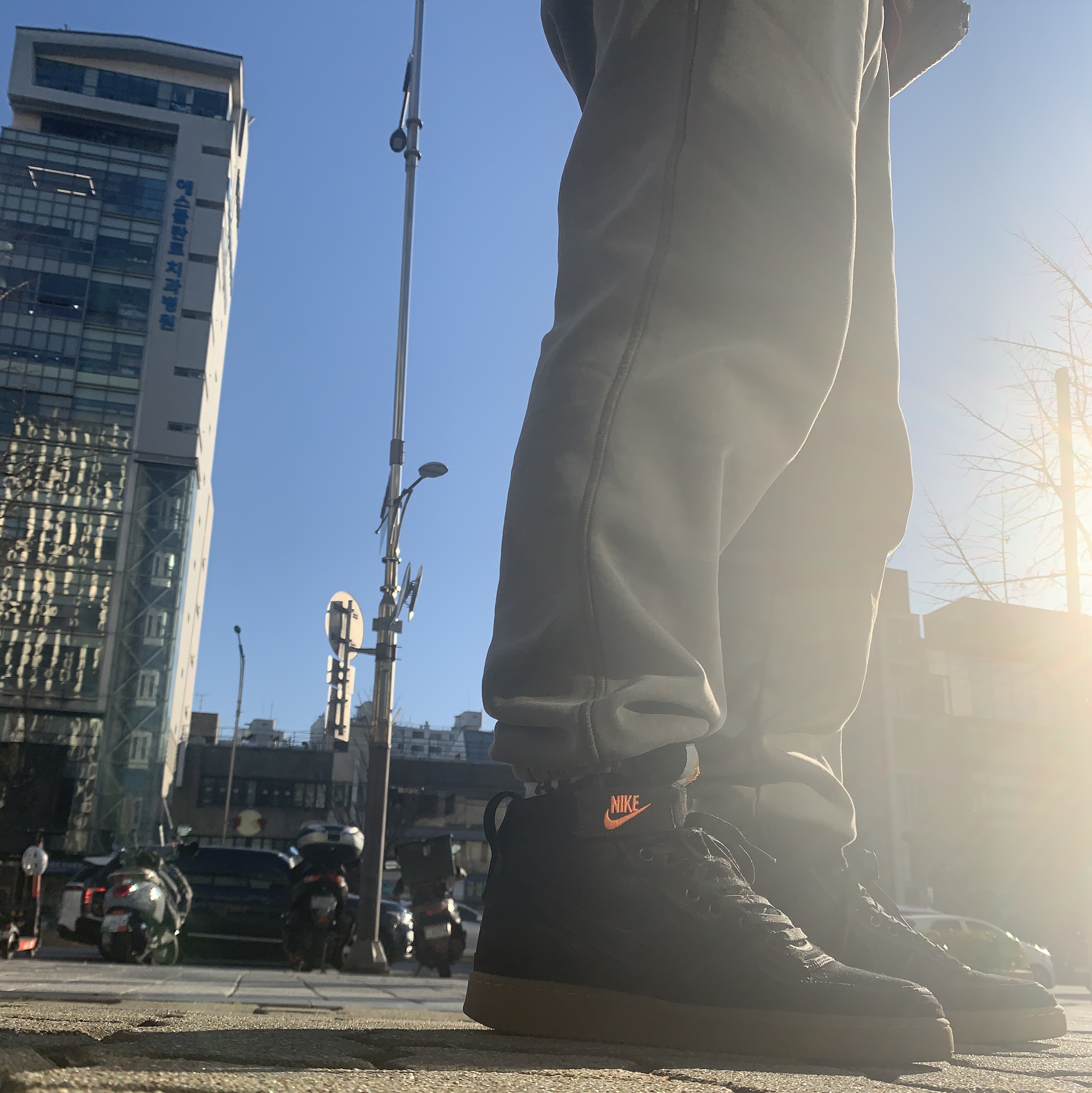 Nike x Carhartt WIP Vandal High Supreme Black 착용 스타일 - 1