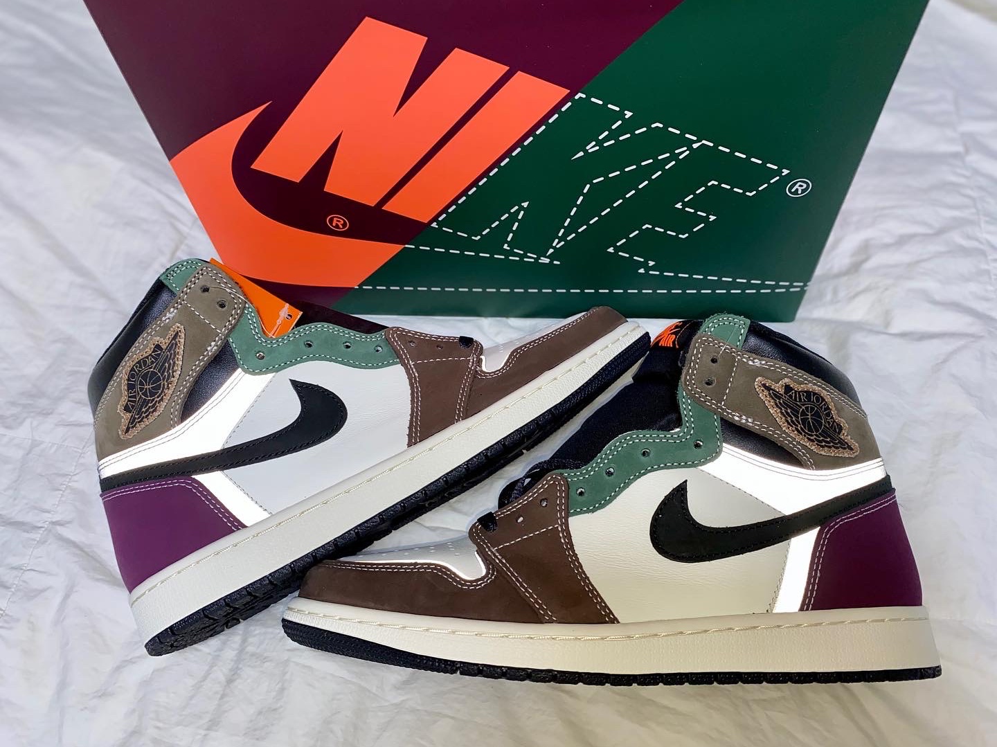 Jordan 1 Retro High OG Craft 착용 스타일 - 5