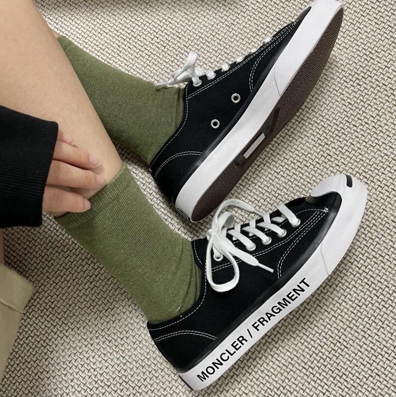 Converse x Moncler x Fragment Jack Purcell Fraylor II Black 착용 스타일 - 4
