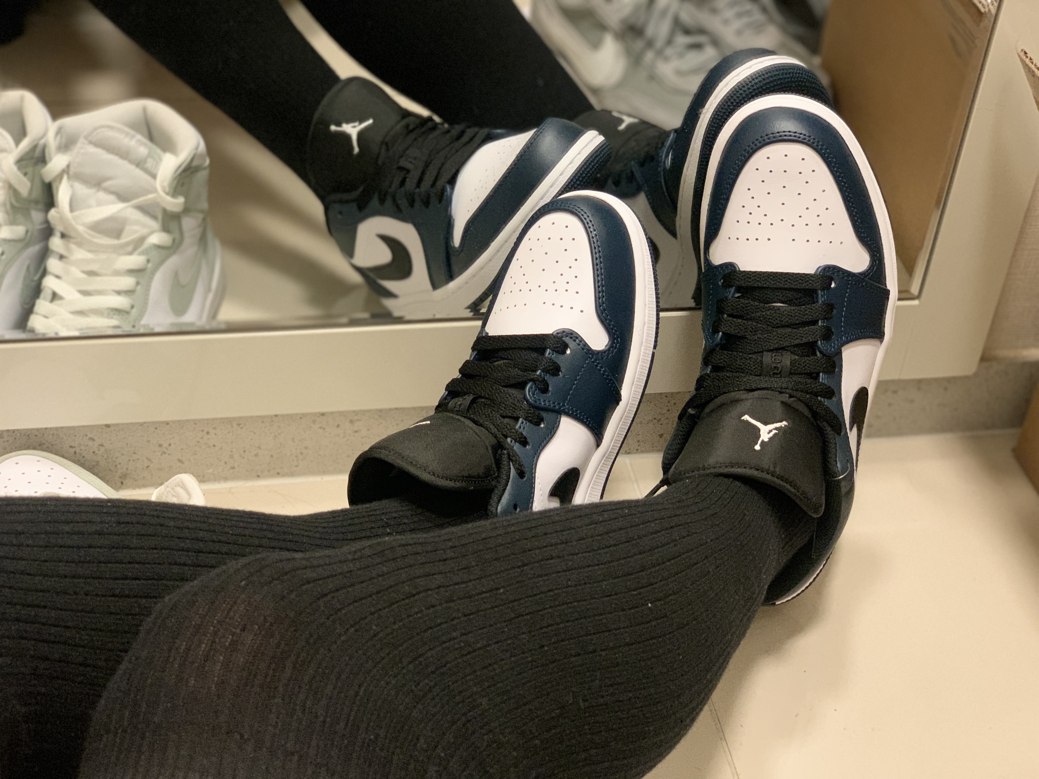 Jordan 1 Low Dark Teal 착용 스타일