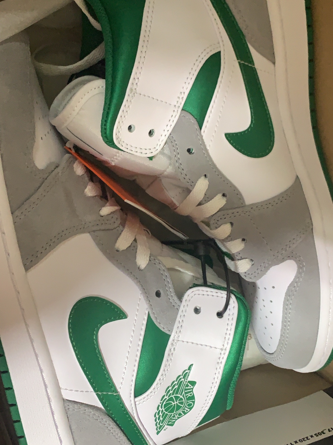 Jordan 1 Mid SE Pine Green Light Smoke Grey 착용 스타일