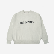 Essentials Knit Pullover Sweater Concrete - Ssense Exclusive