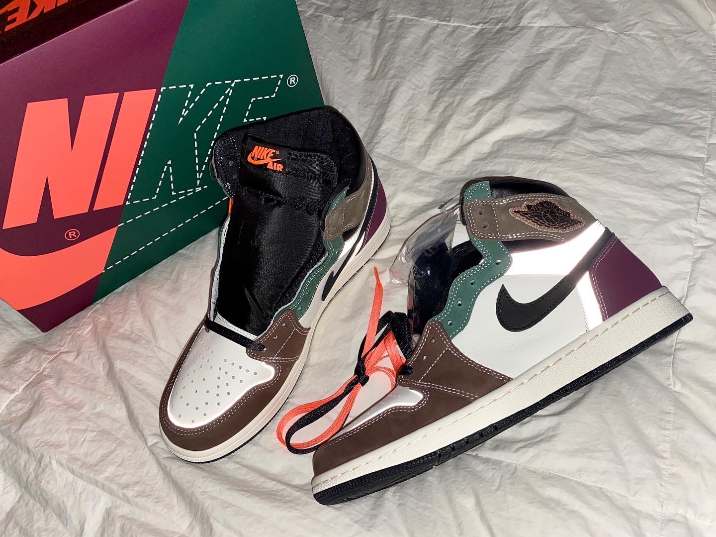 Jordan 1 Retro High OG Craft 착용 스타일 - 4