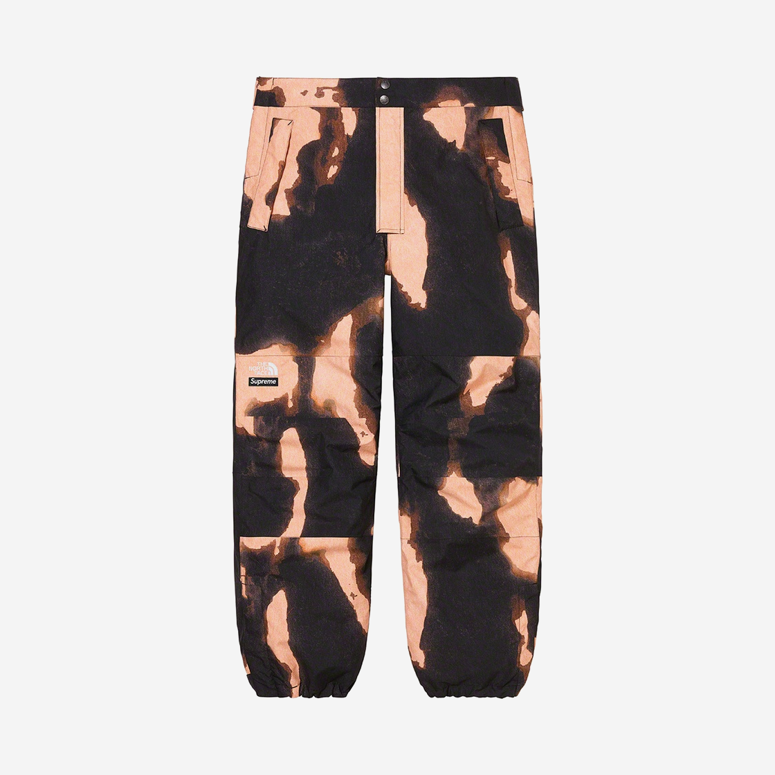 Supreme x The North Face Bleached Denim Print Mountain Pants Black - 21FW 상세 이미지 1