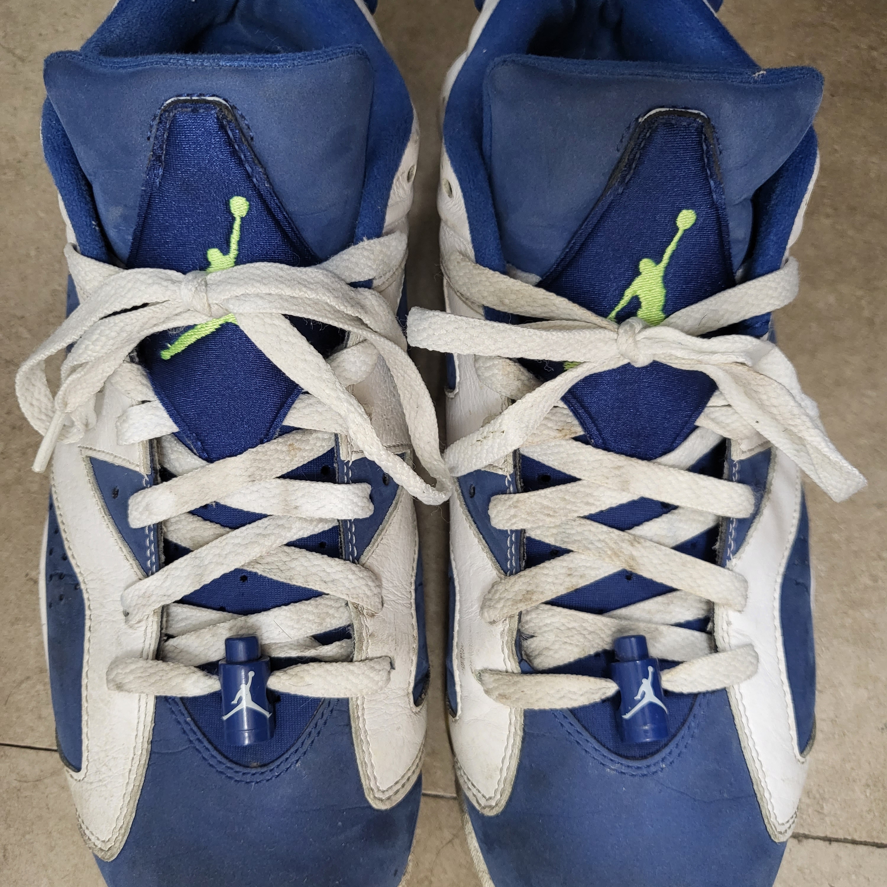 Jordan 6 Retro Low Ghost Green 착용 스타일 - 1