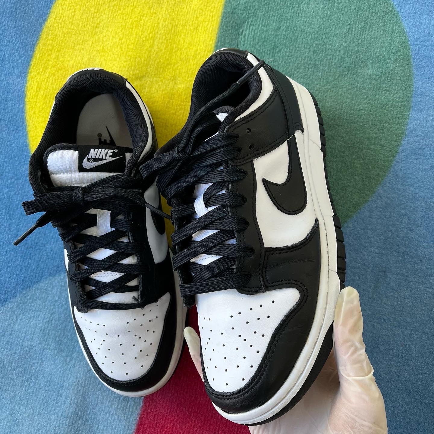 Nike Dunk Low Retro Black 착용 스타일 - 5
