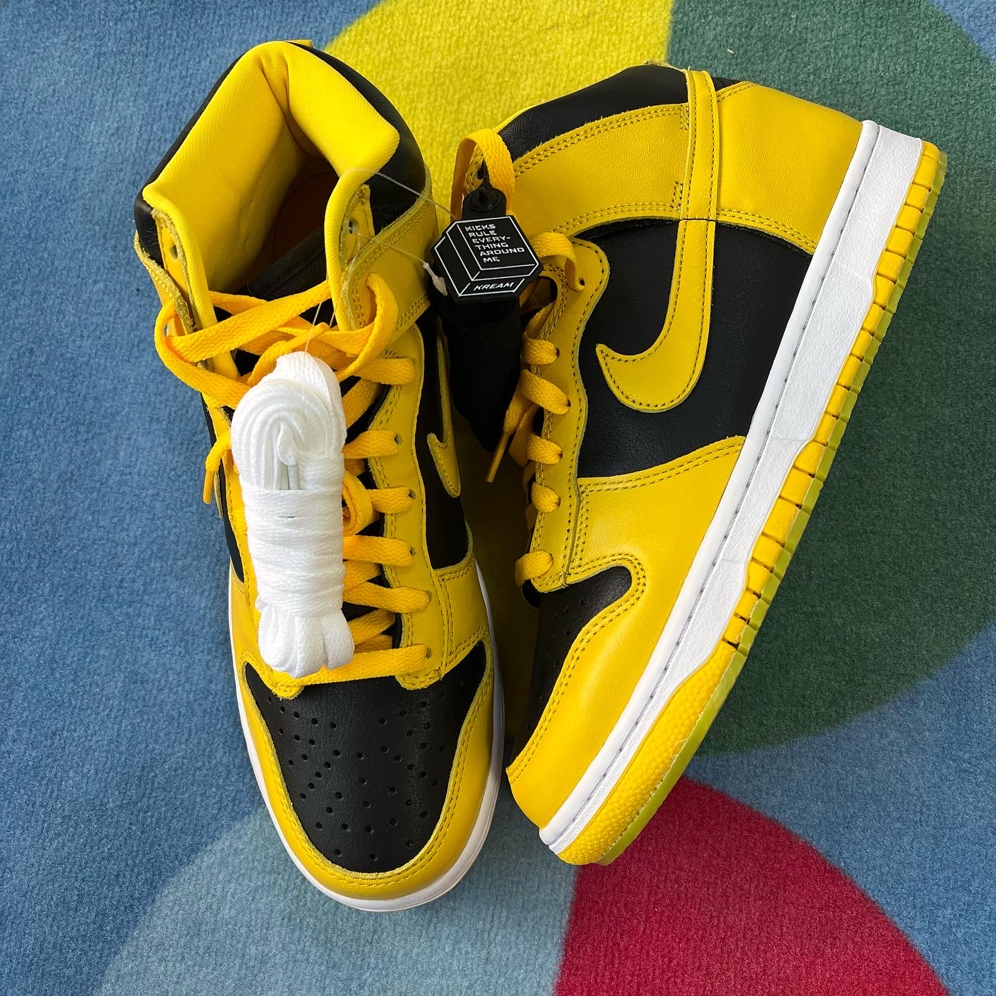 Nike Dunk High SP Varsity Maize 착용 스타일 - 1