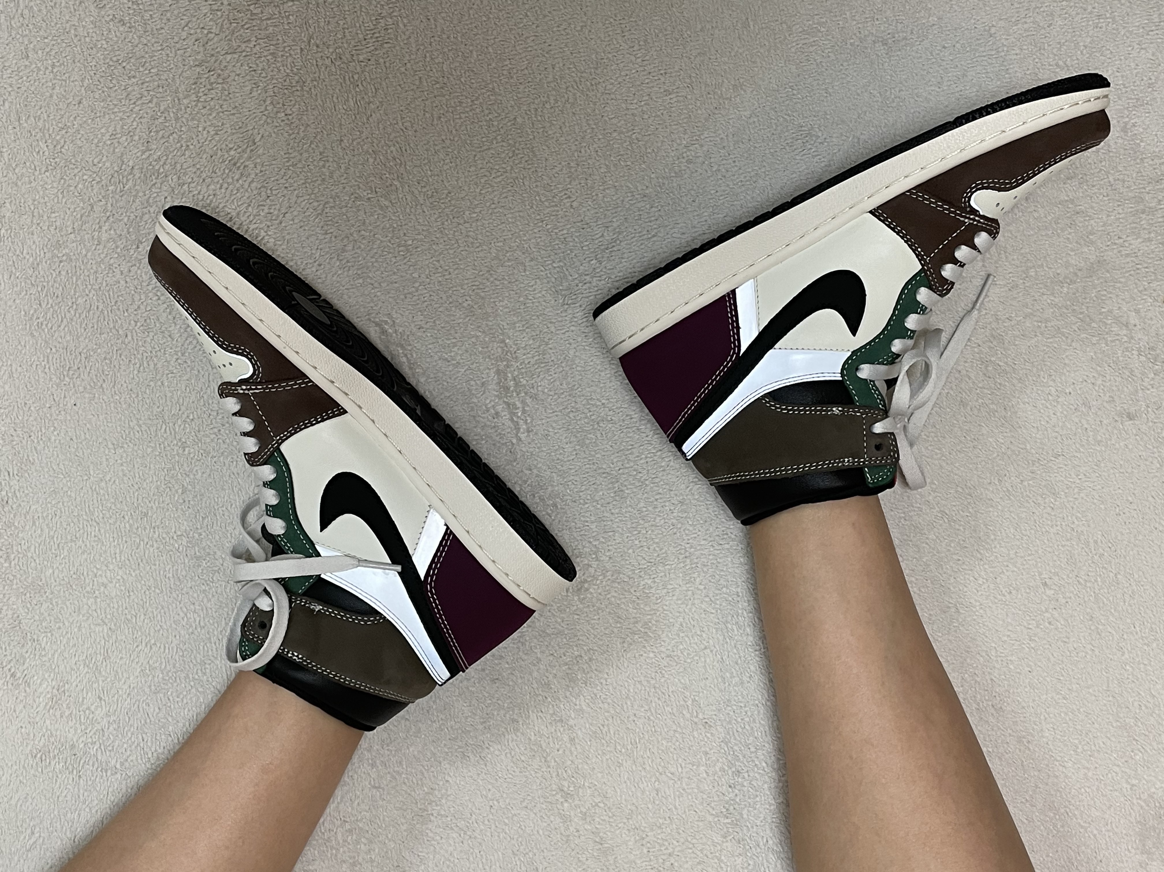 Jordan 1 Retro High OG Craft 착용 스타일 - 2