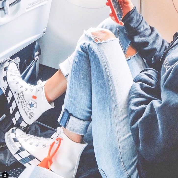 Converse x Off-White Chuck 70 High V2 2021 착용 스타일 - 5