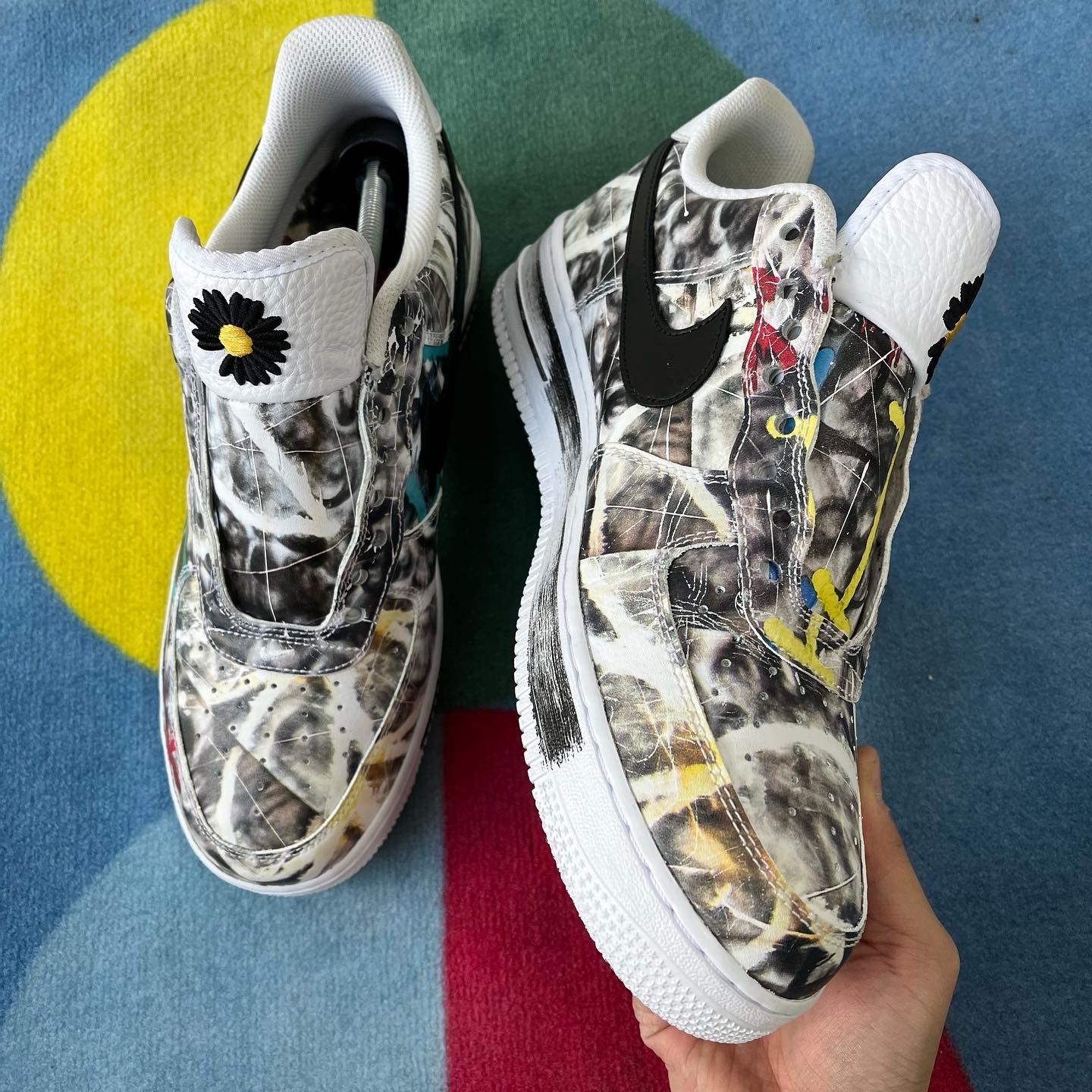 Nike x Peaceminusone Air Force 1 Low Para-Noise 2.0 착용 스타일 - 2