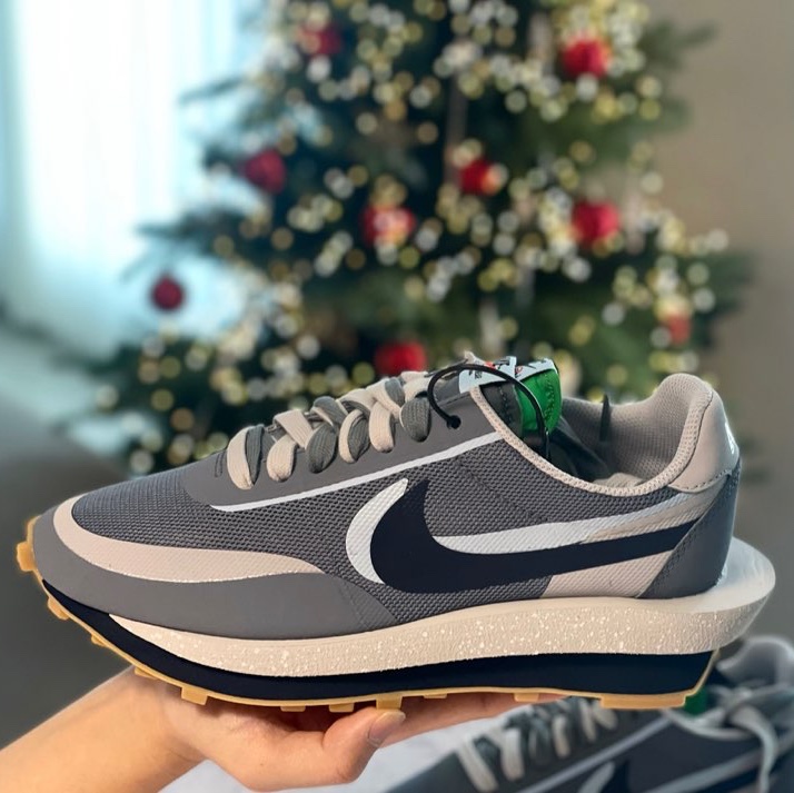 Nike x Sacai x Clot LDWaffle Cool Grey 착용 스타일 - 4