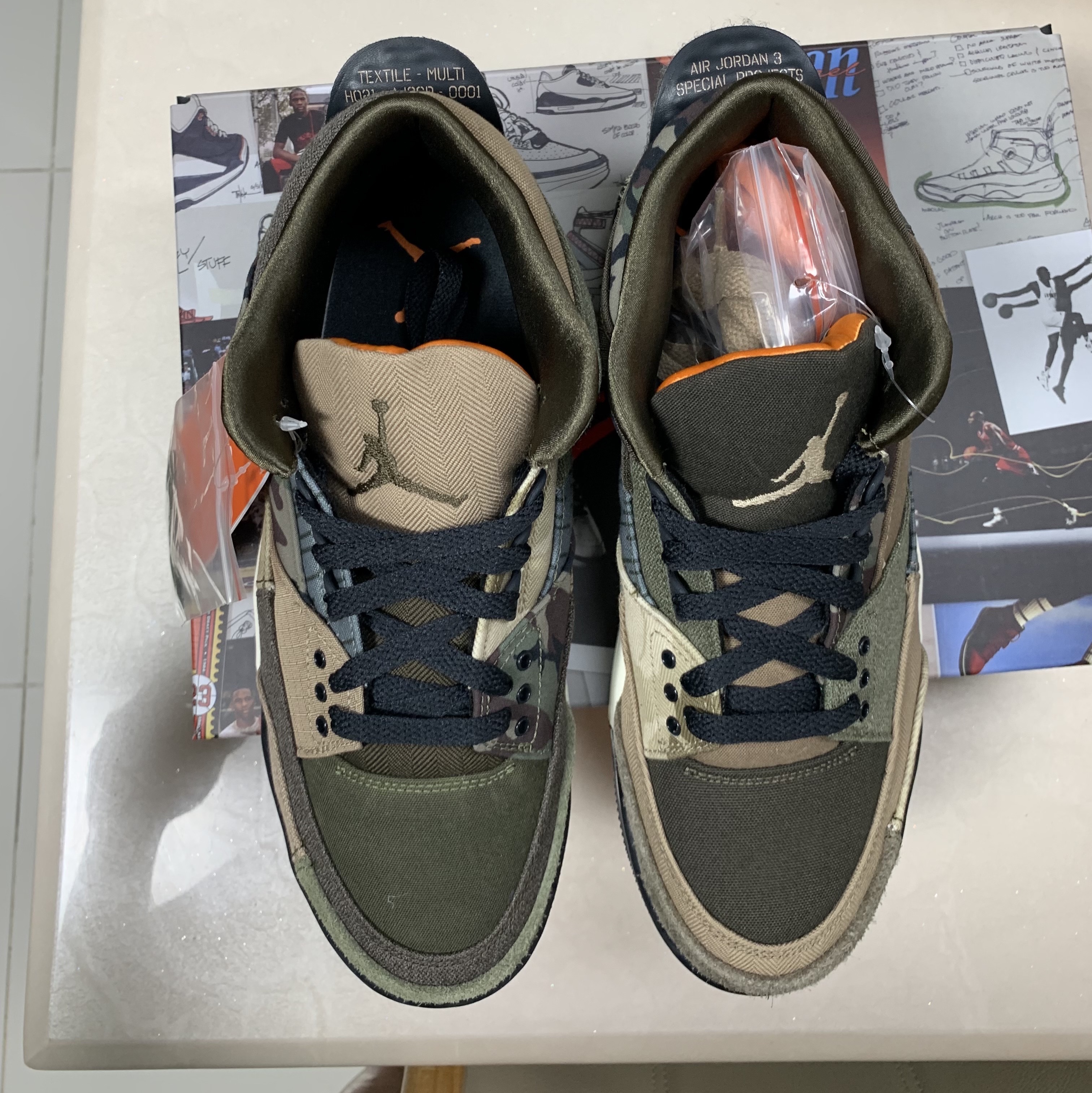 Jordan 3 Retro SE Patchwork 착용 스타일 - 5