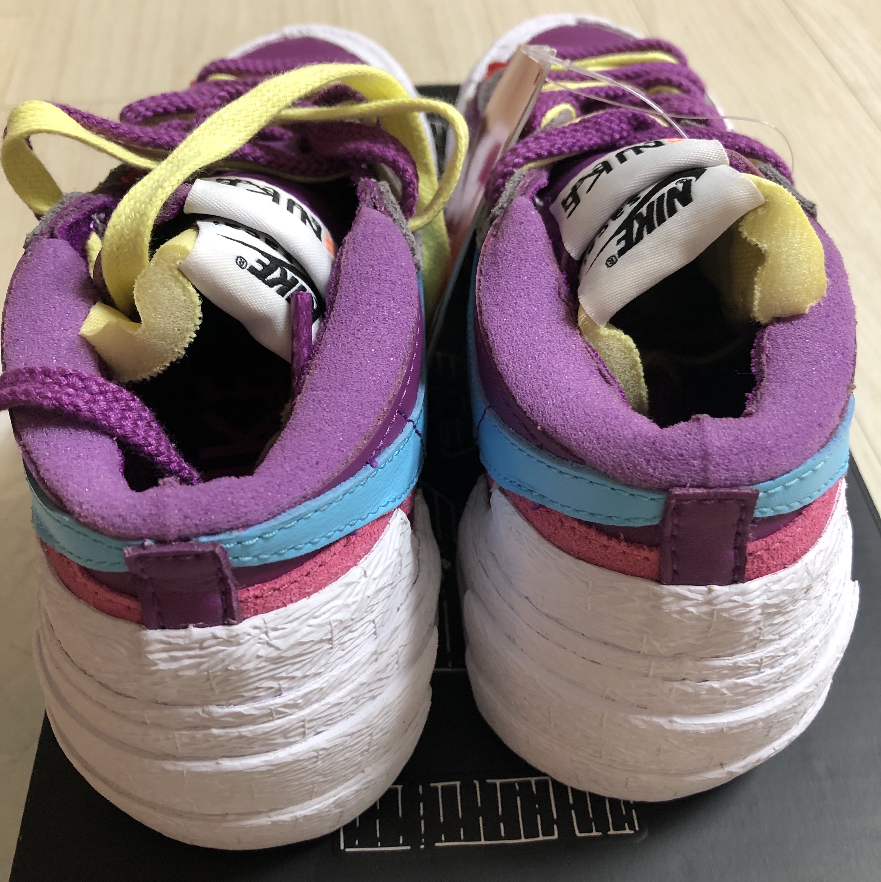 Nike x Sacai x Kaws Blazer Low Purple Dusk 착용 스타일 - 3