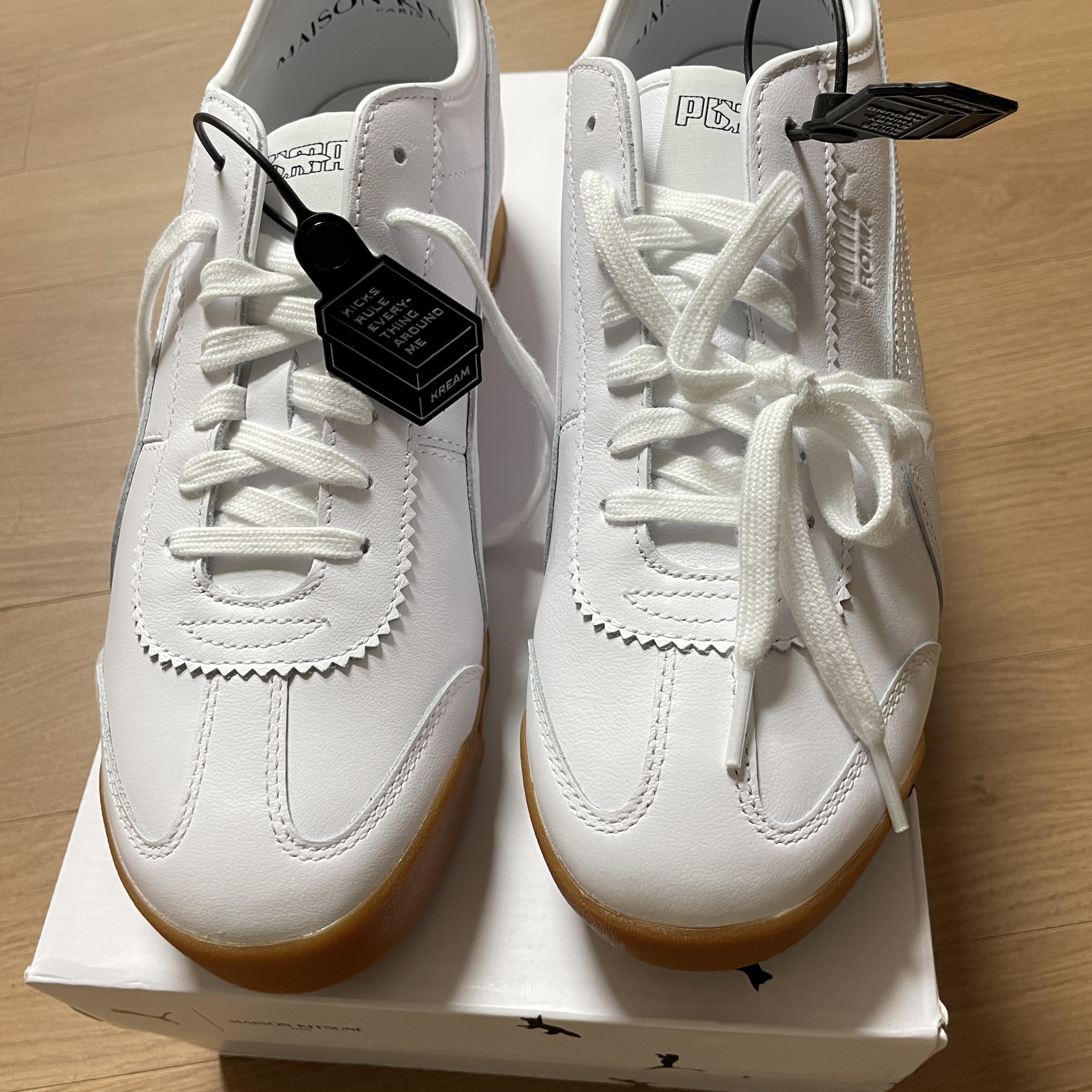 Puma x Maison Kitsune Roma White 착용 스타일 - 2