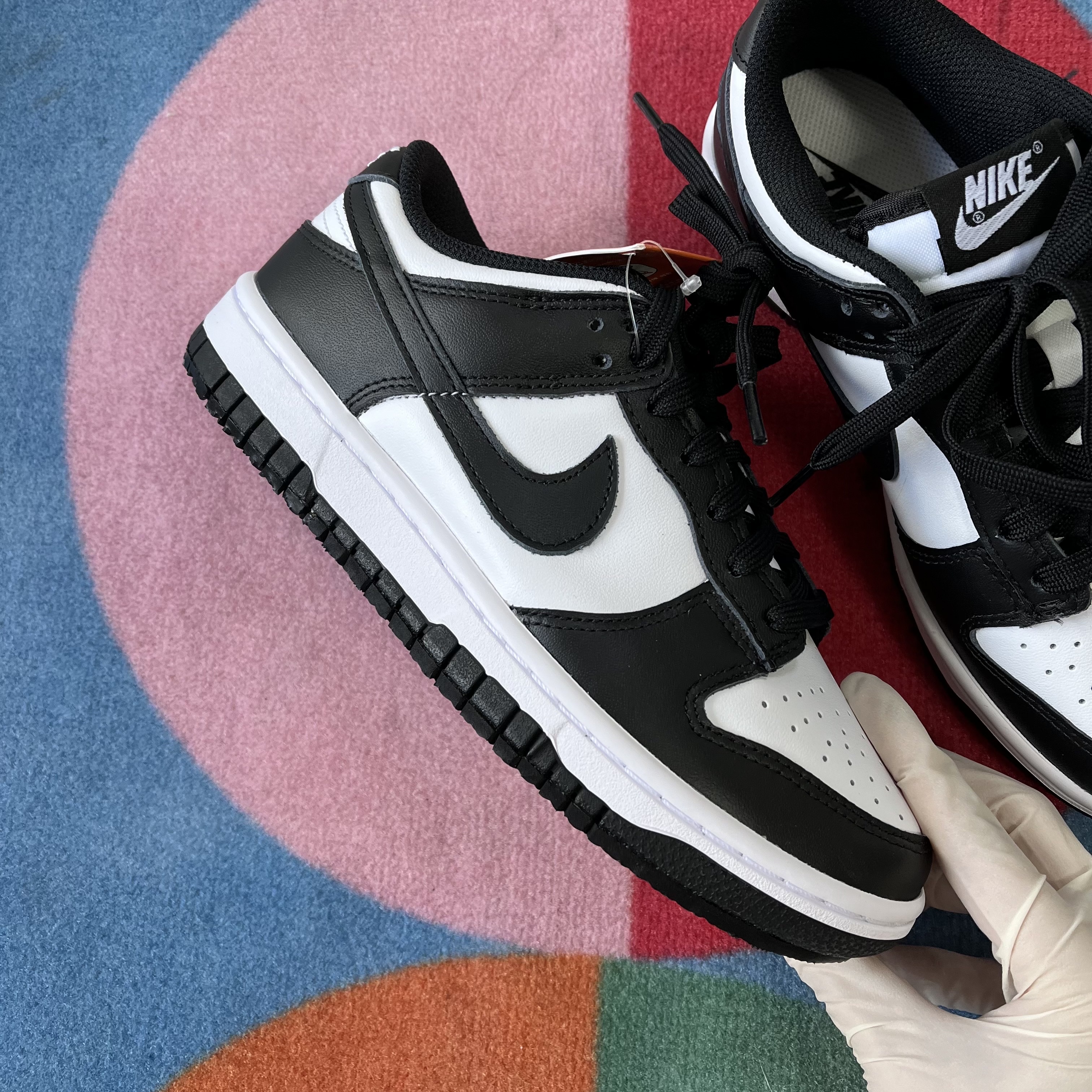 (W) Nike Dunk Low Black 착용 스타일 - 5