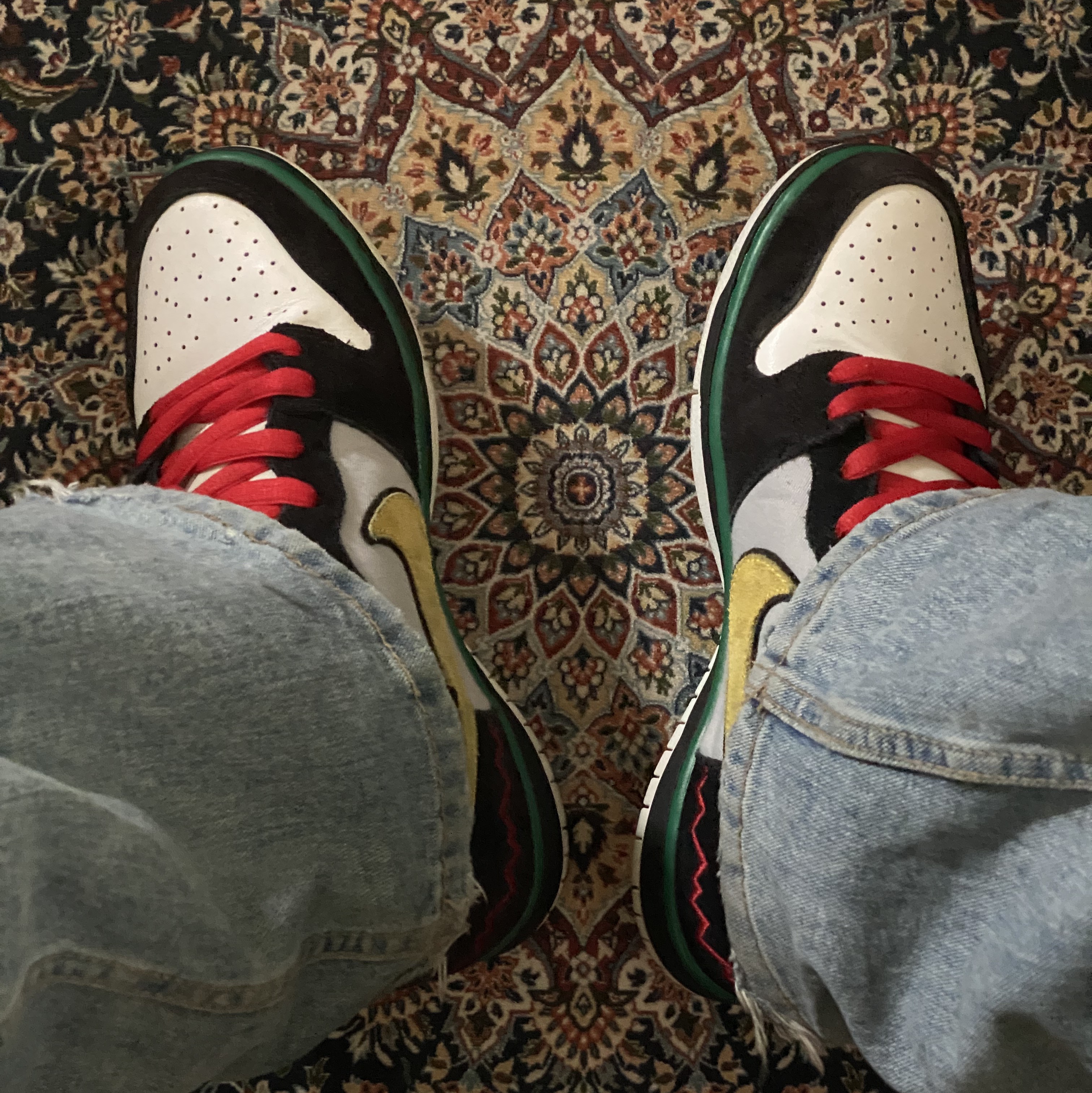 Nike Dunk High Pro Premium SB McRad 착용 스타일 - 1