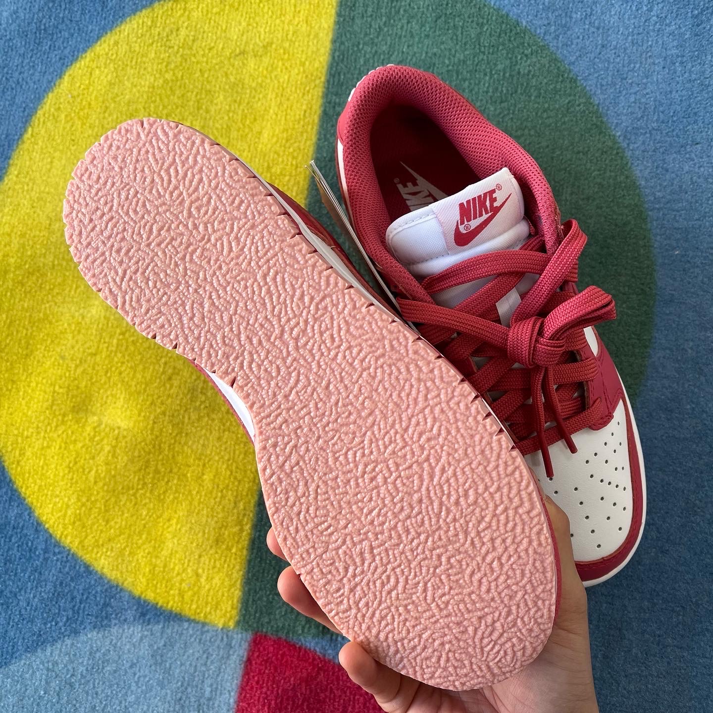 (W) Nike Dunk Low Archeo Pink 착용 스타일 - 4