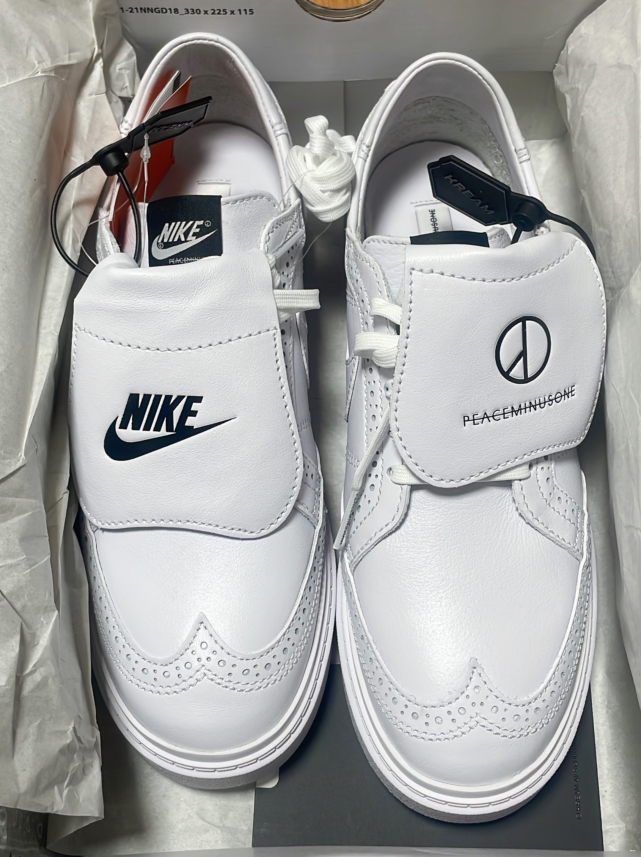 Nike x Peaceminusone Kwondo1 White 착용 스타일
