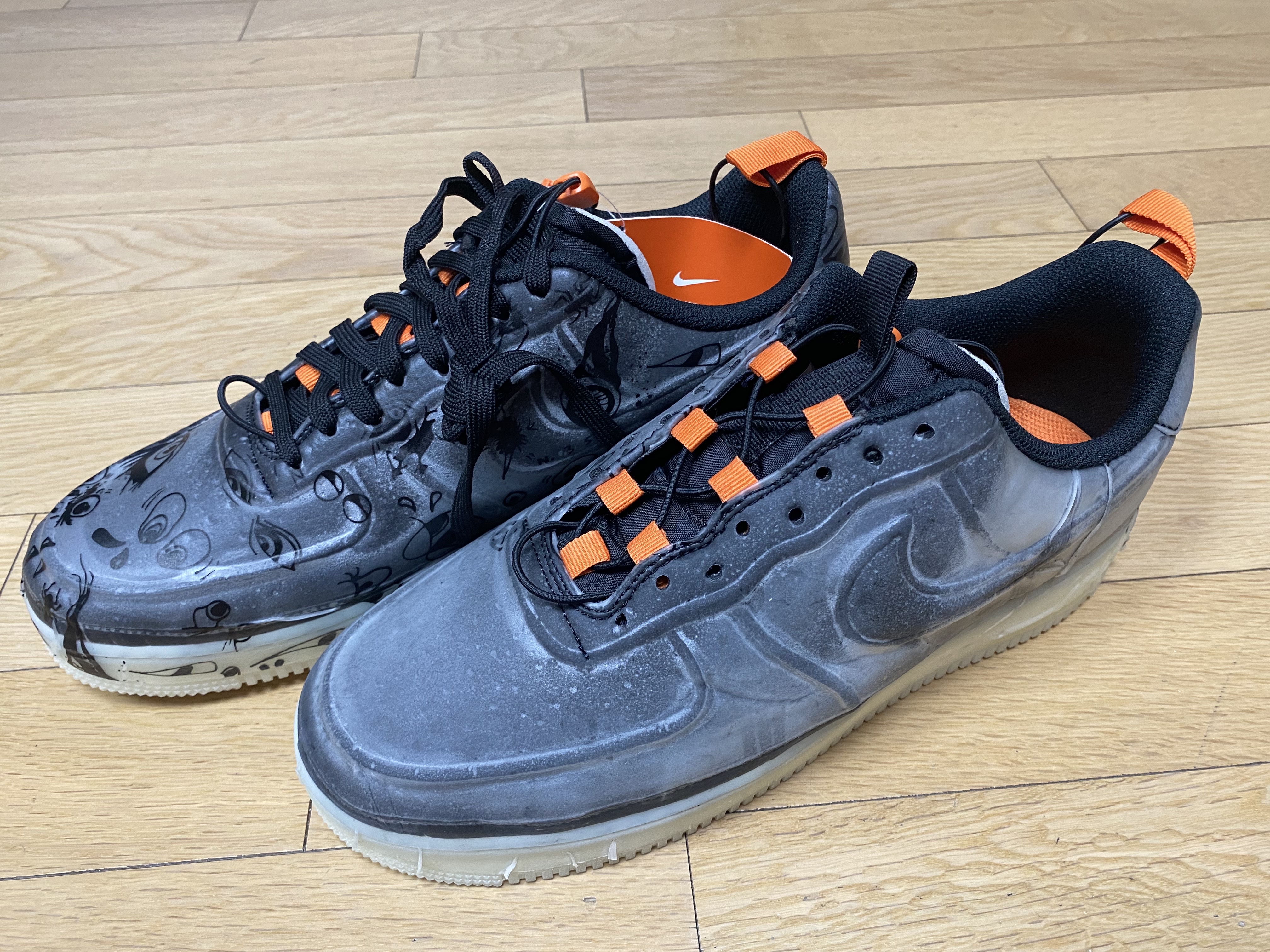 Nike Air Force 1 Low Experimental Halloween 착용 스타일