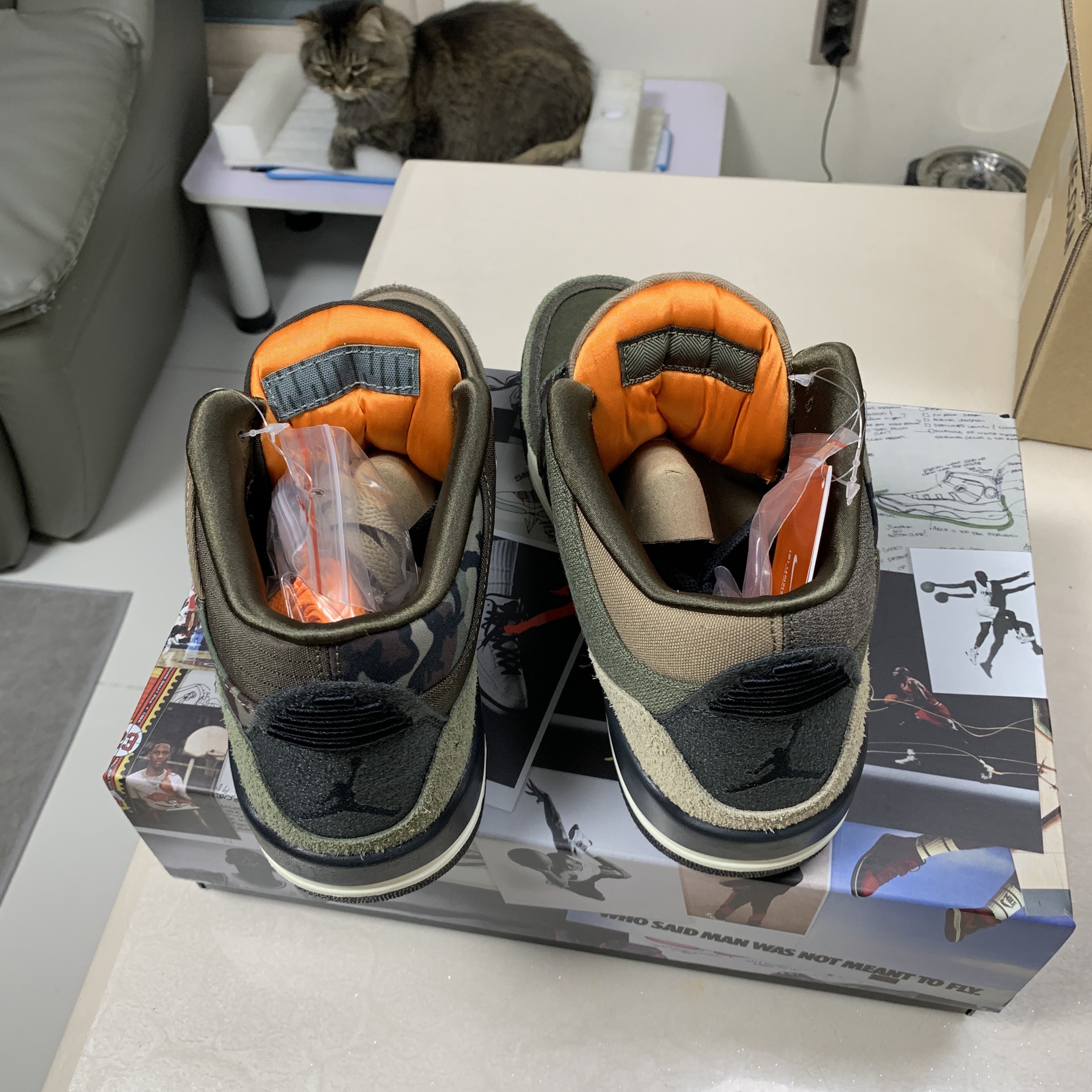 Jordan 3 Retro SE Patchwork 착용 스타일 - 4