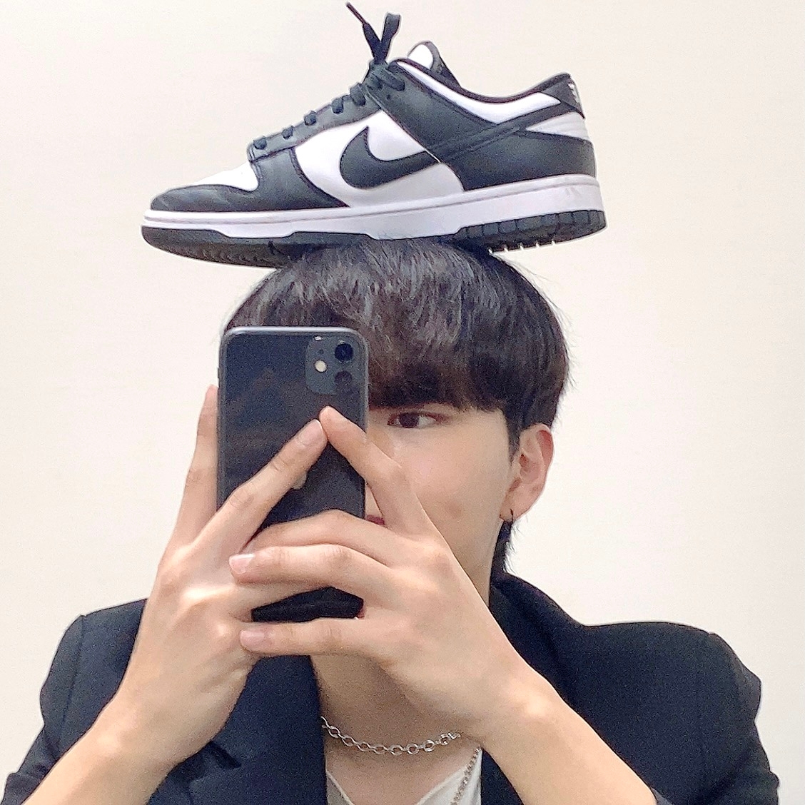 Nike Dunk Low Retro Black 착용 스타일