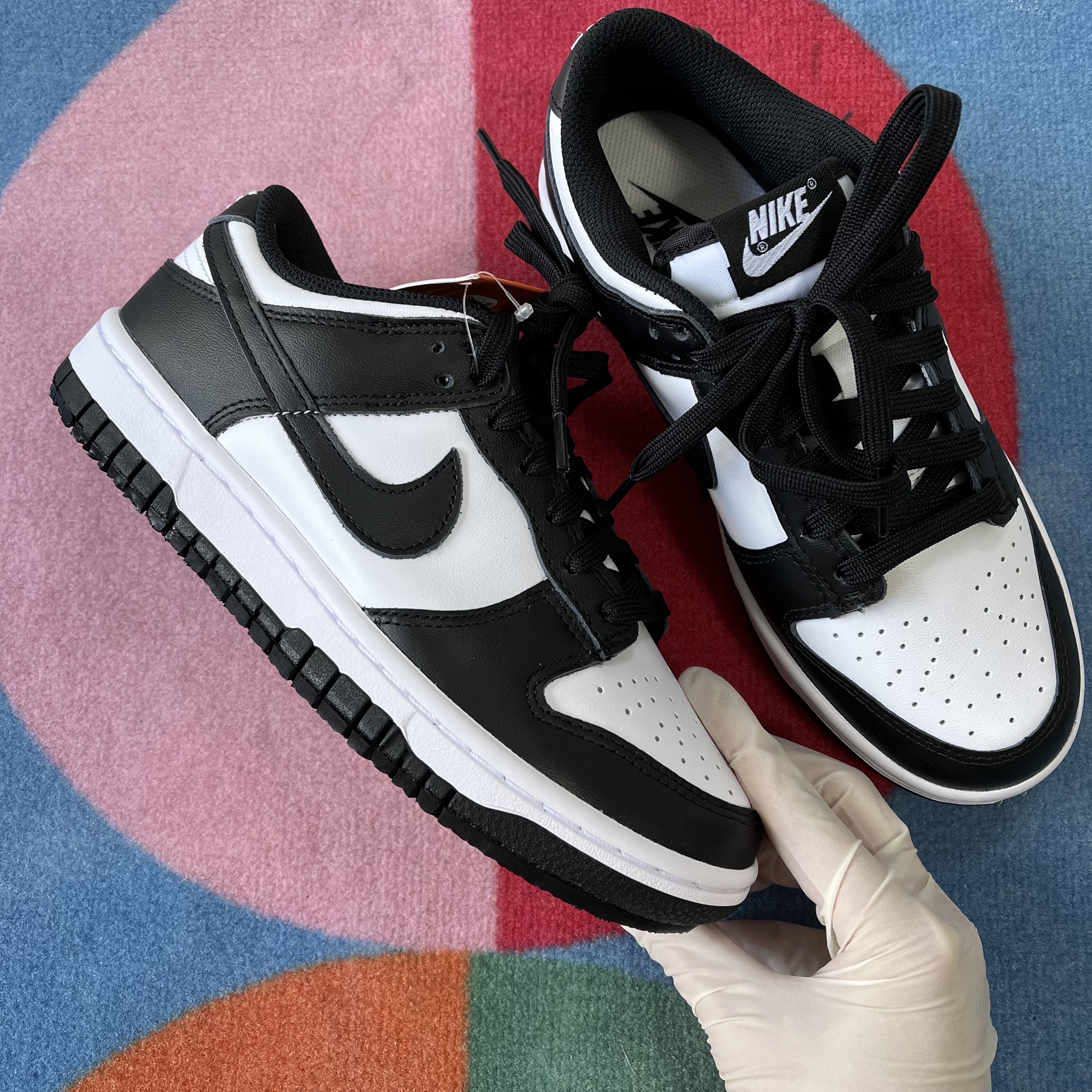 (W) Nike Dunk Low Black 착용 스타일 - 4