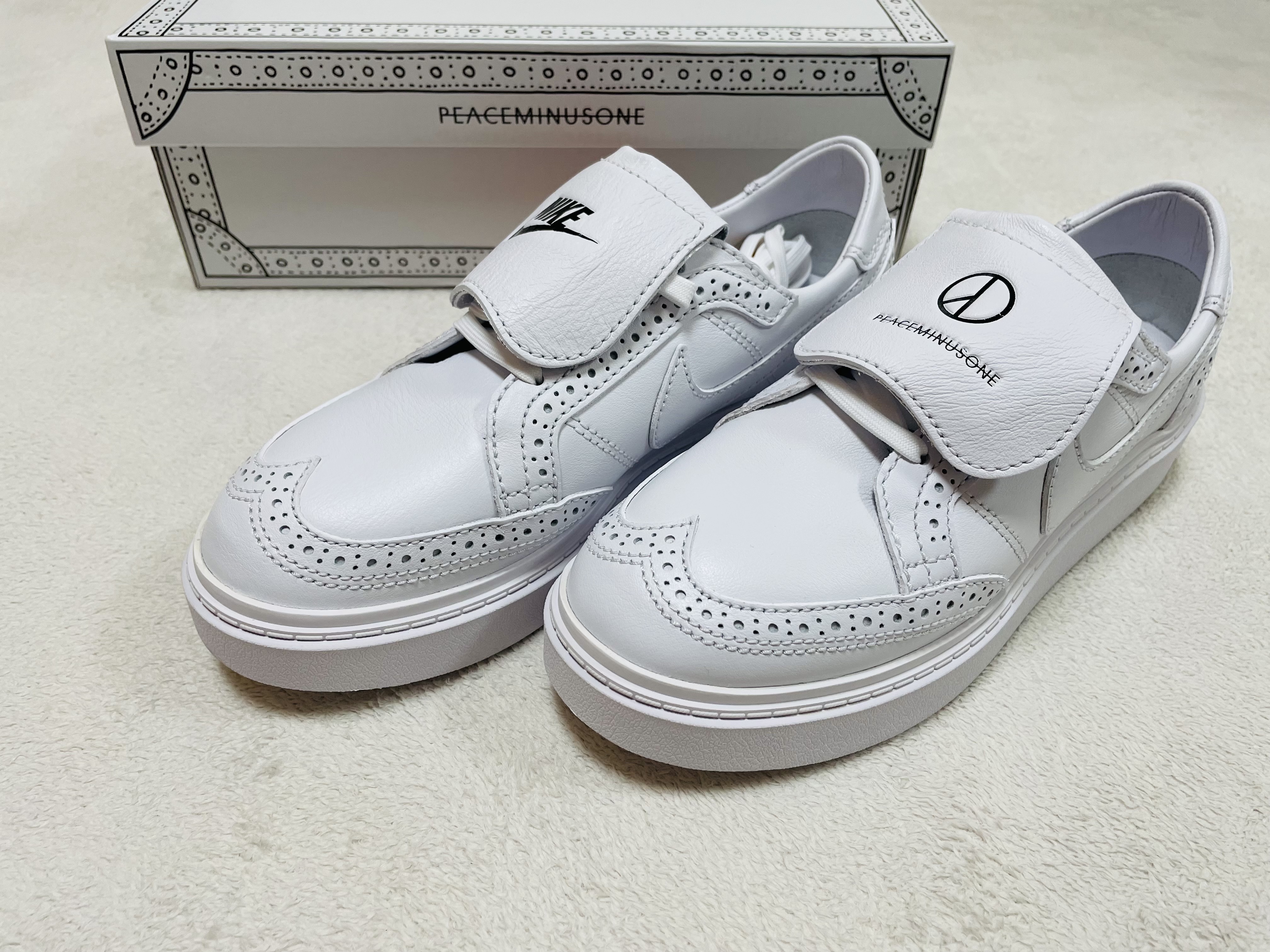 Nike x Peaceminusone Kwondo1 White 착용 스타일 - 2