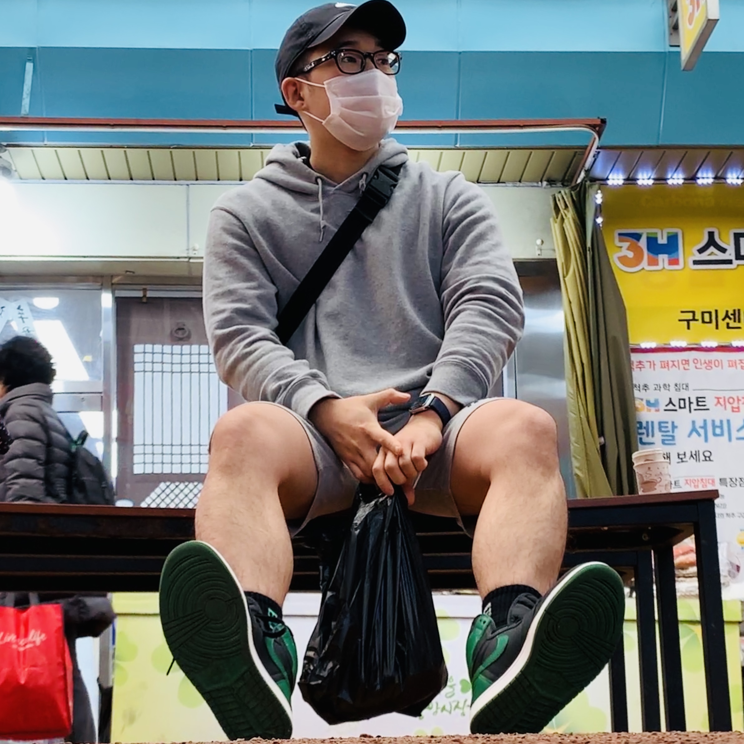 Jordan 1 Retro High OG Pine Green Black 착용 스타일