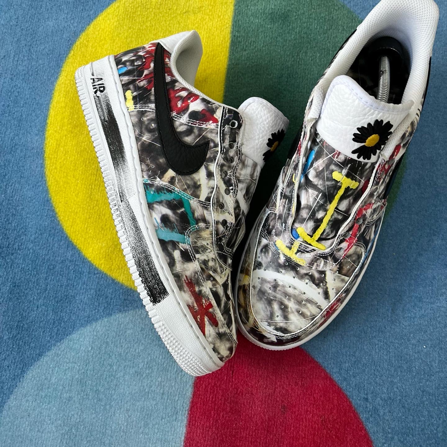 Nike x Peaceminusone Air Force 1 Low Para-Noise 2.0 착용 스타일 - 4