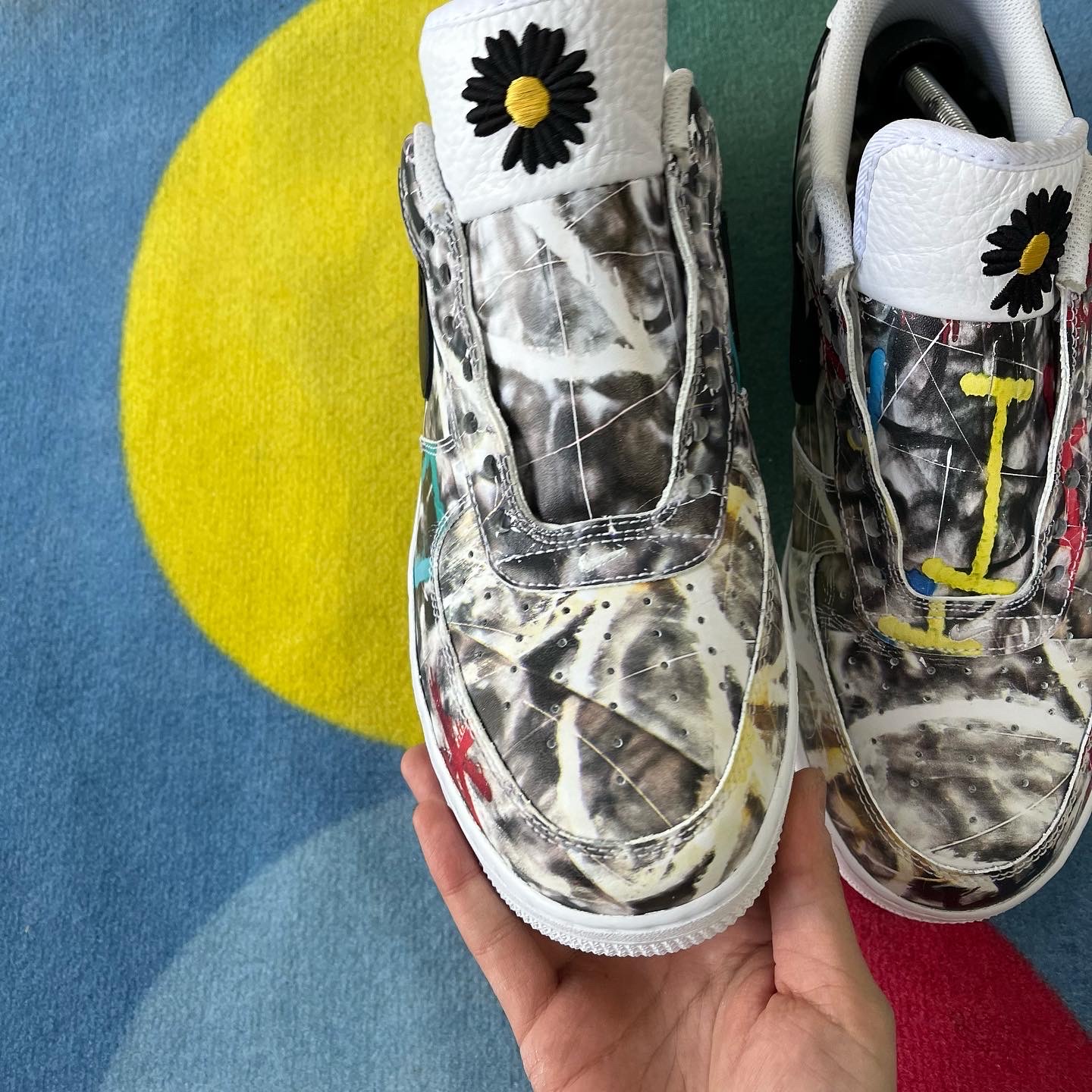 Nike x Peaceminusone Air Force 1 Low Para-Noise 2.0 착용 스타일 - 3