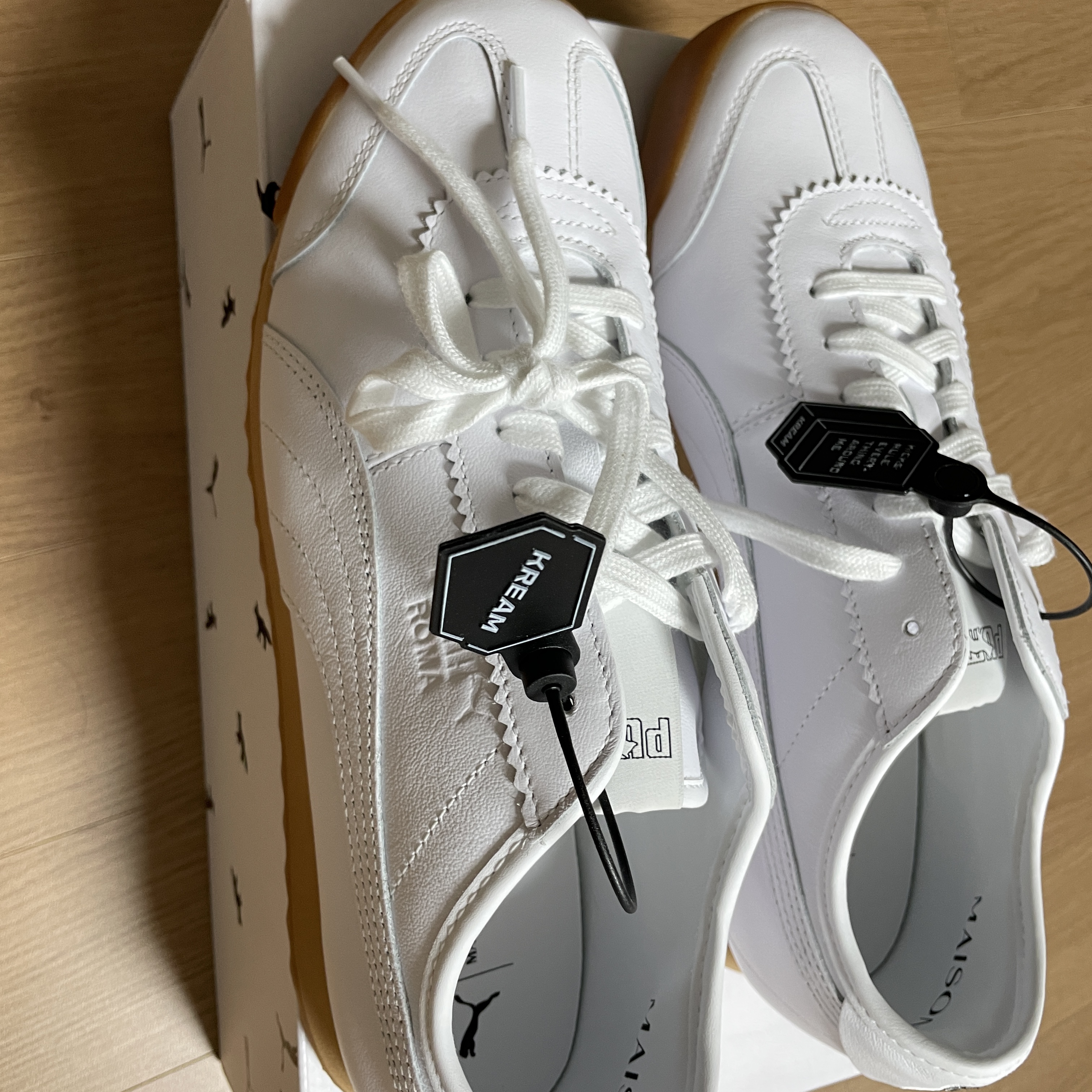 Puma x Maison Kitsune Roma White 착용 스타일 - 3