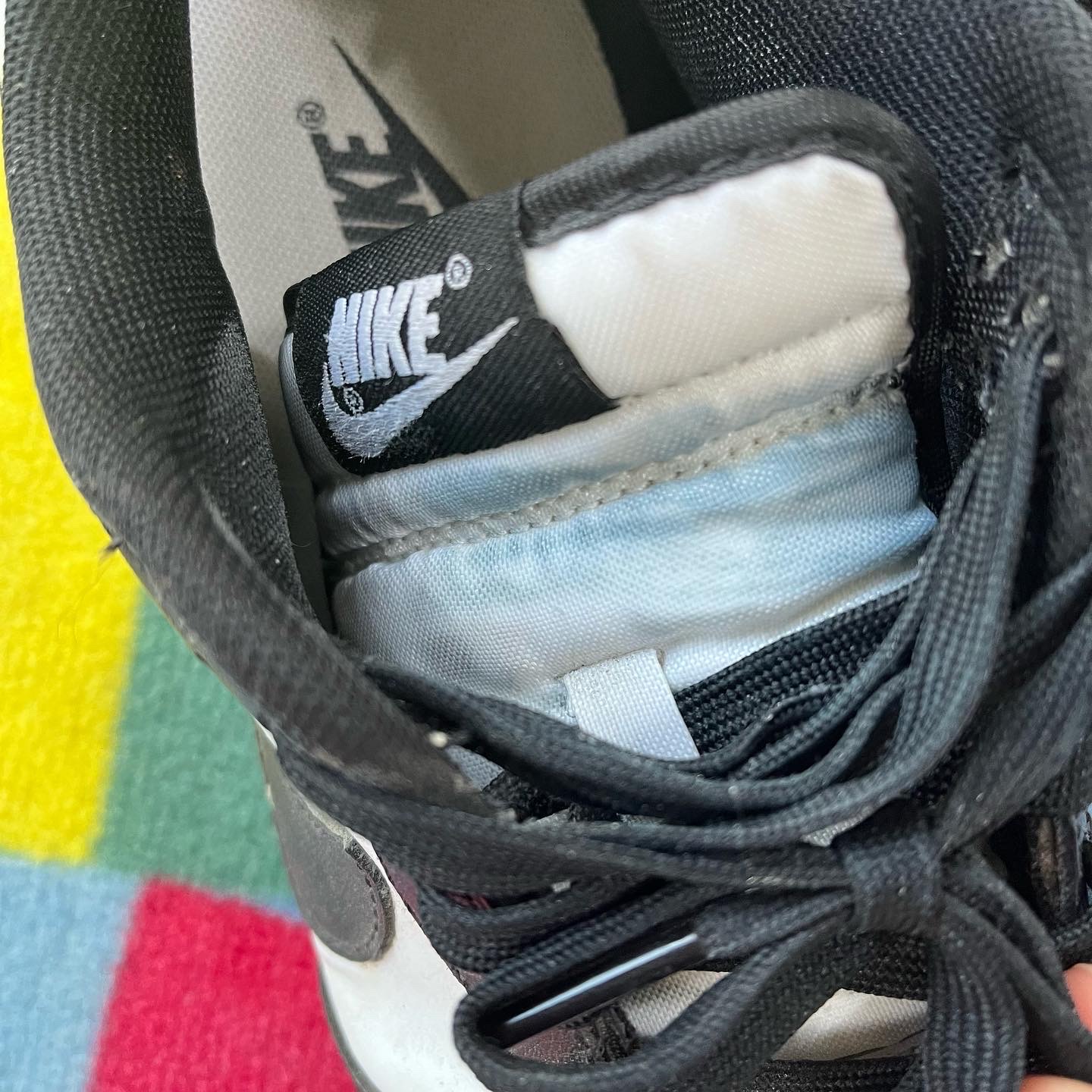Nike Dunk Low Retro Black 착용 스타일 - 2