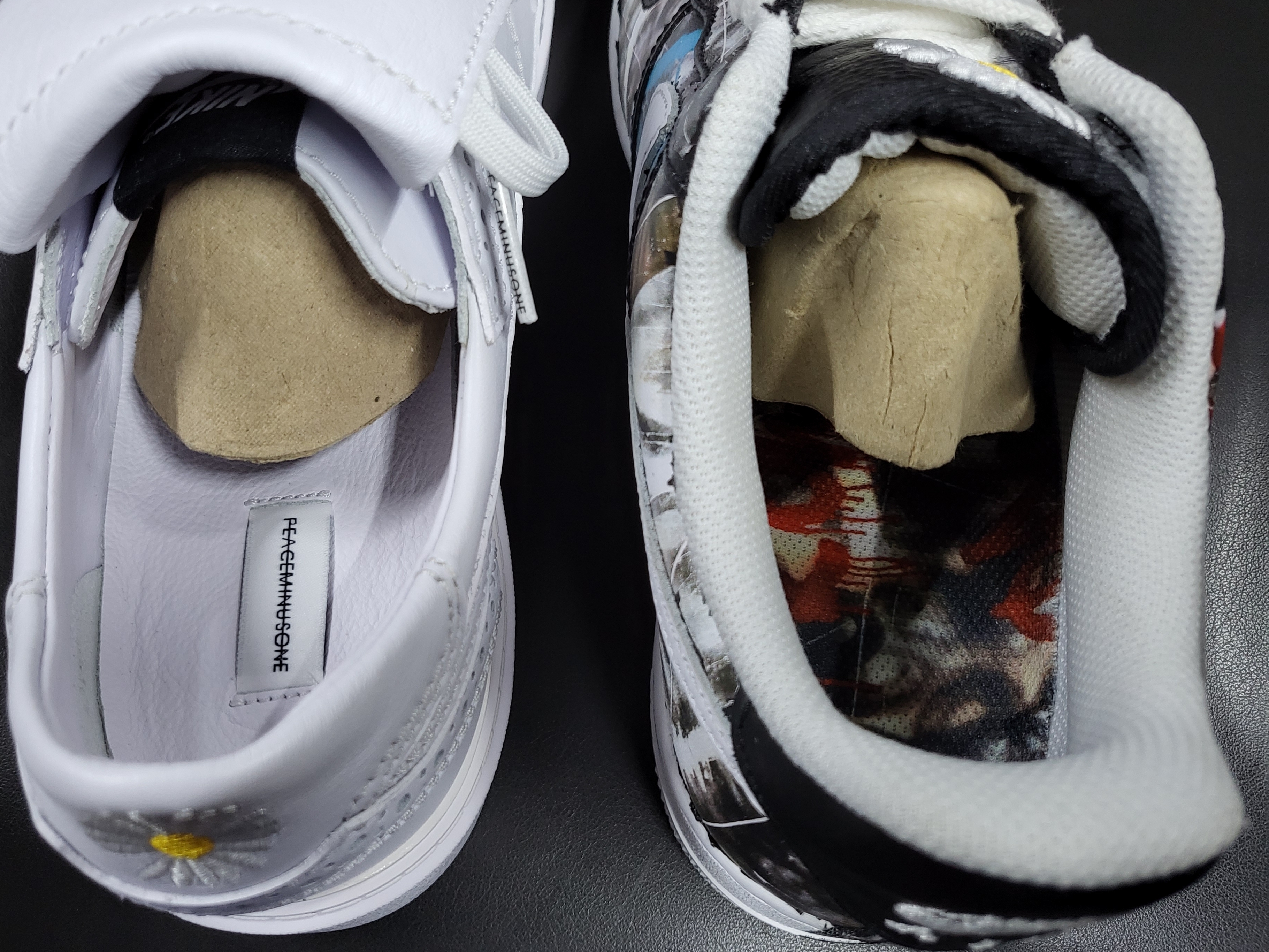 Nike x Peaceminusone Air Force 1 Low Para-Noise, Nike x Peaceminusone Kwondo1 White 착용 스타일 - 4