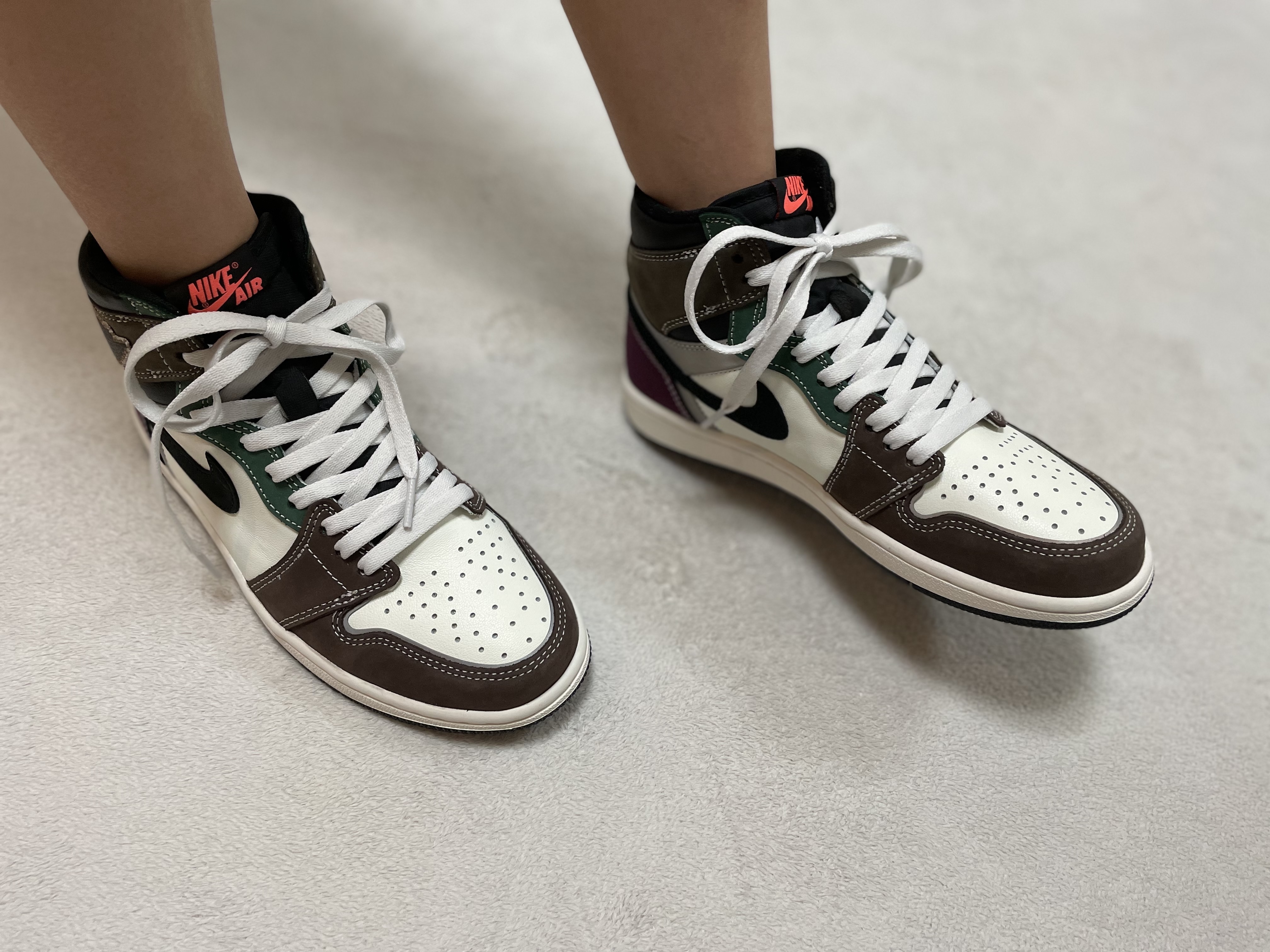 Jordan 1 Retro High OG Craft 착용 스타일 - 1