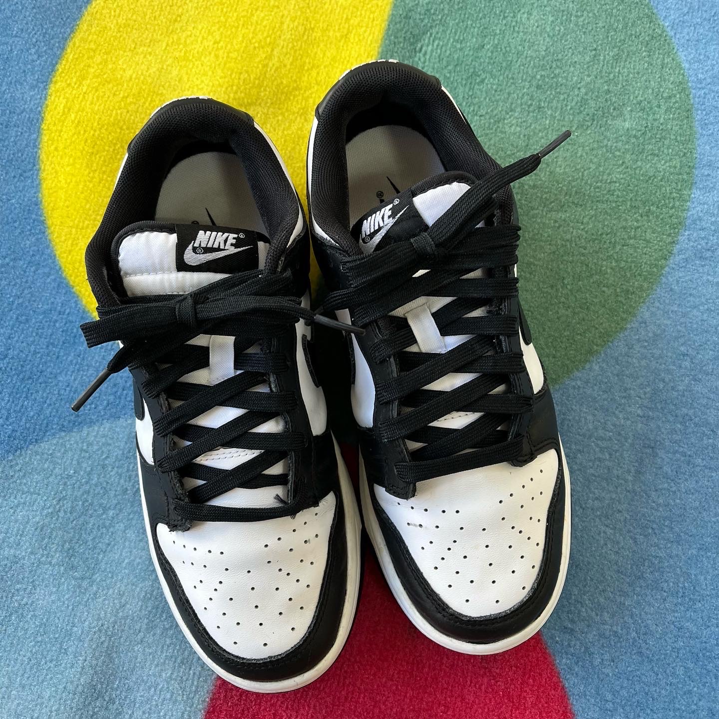 Nike Dunk Low Retro Black 착용 스타일 - 3