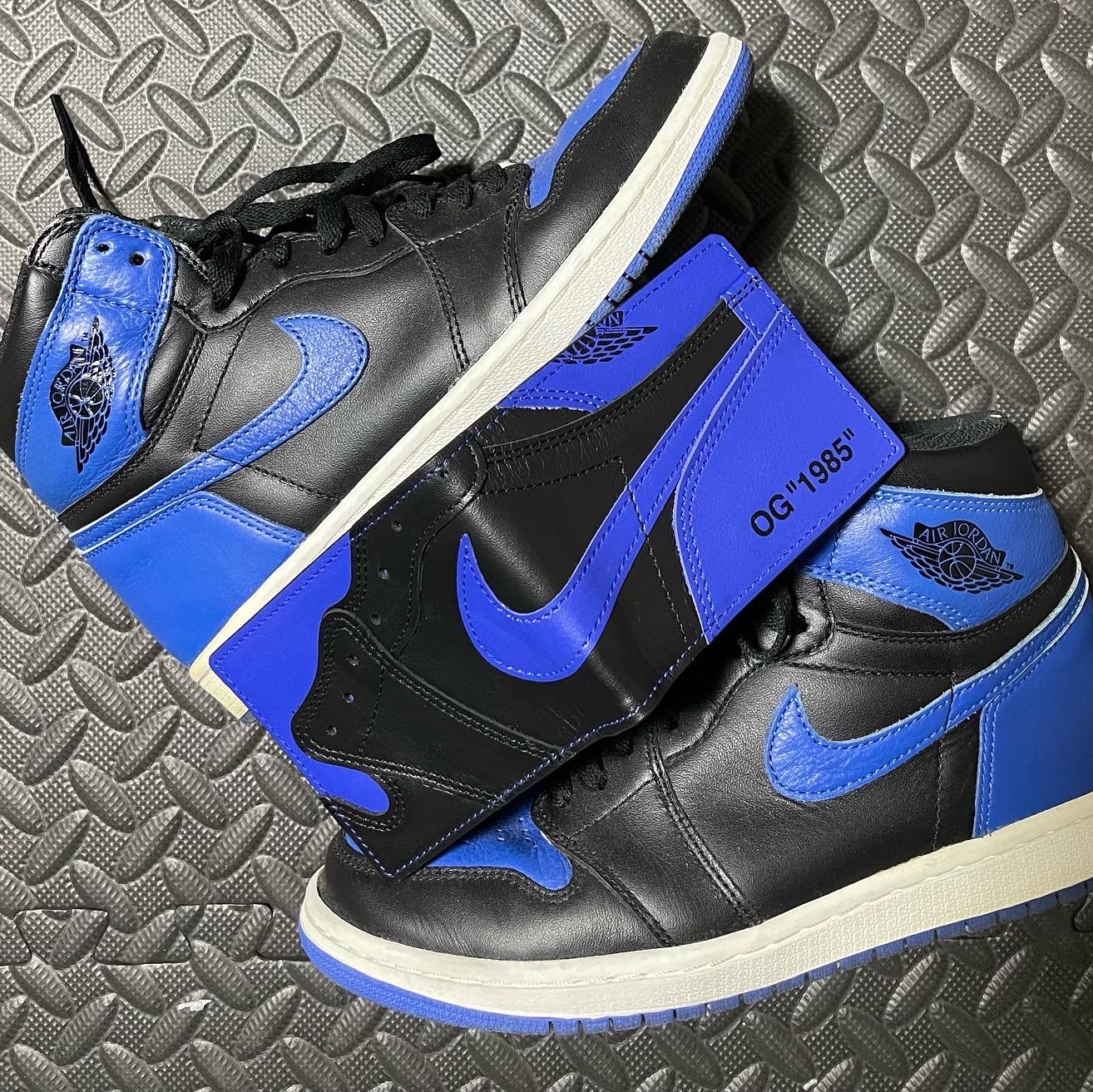 Jordan 1 Retro Royal 2017 착용 스타일 - 1