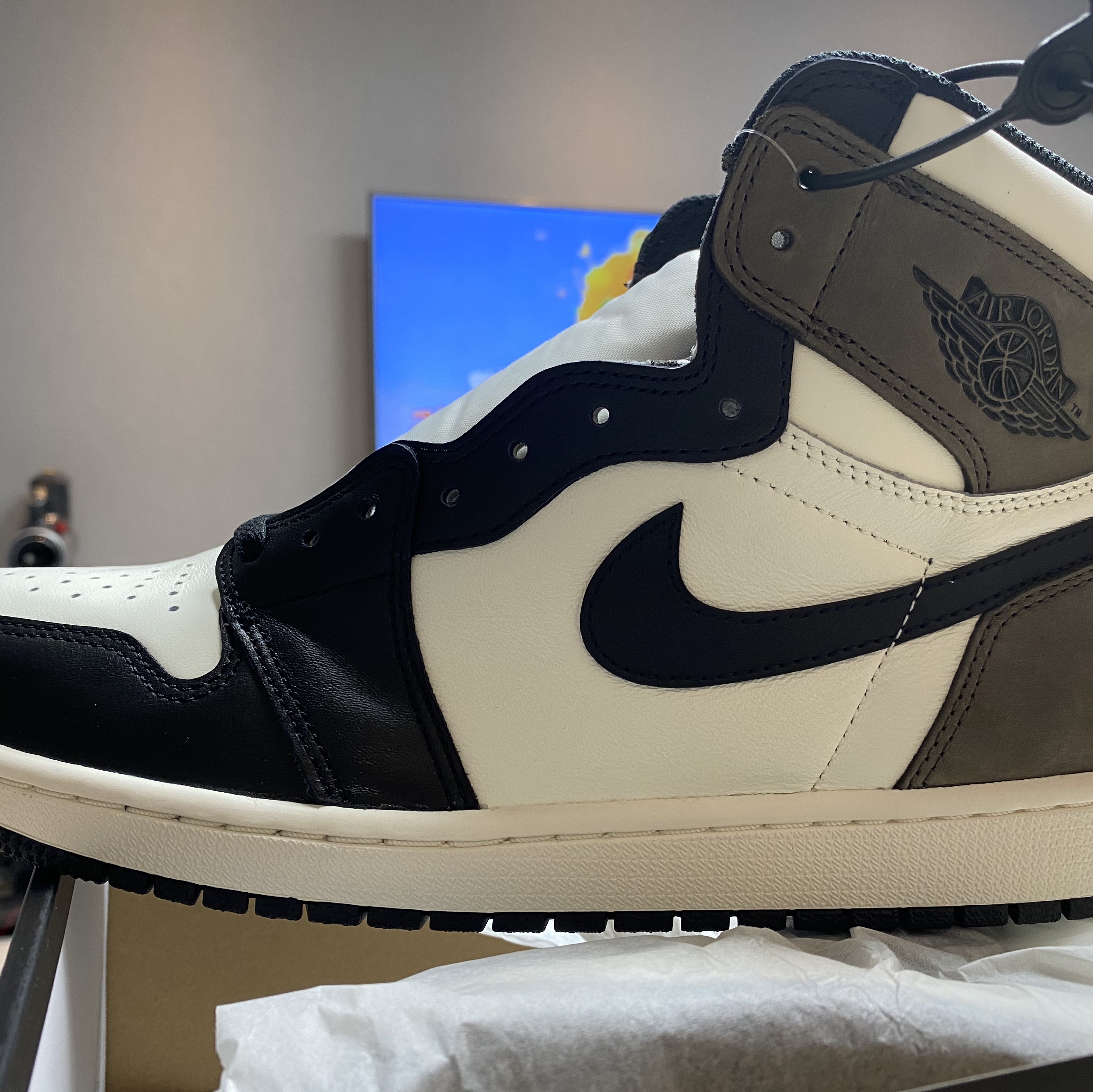 Jordan 1 Retro High OG Black Mocha, Jordan 1 Retro High OG Shadow 2.0 착용 스타일 - 2
