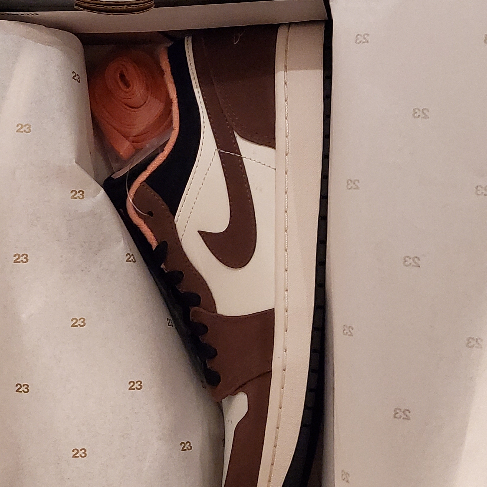 Jordan 1 Low SE Chocolate Bliss 착용 스타일 - 3