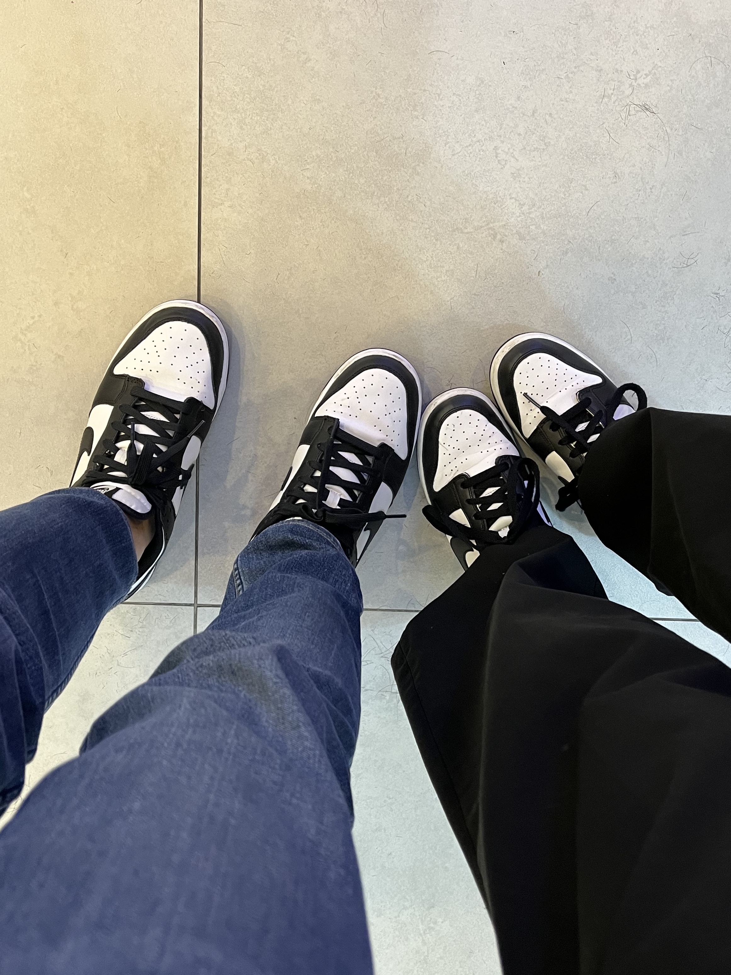 (W) Nike Dunk Low Black, Nike Dunk Low Retro Black 착용 스타일