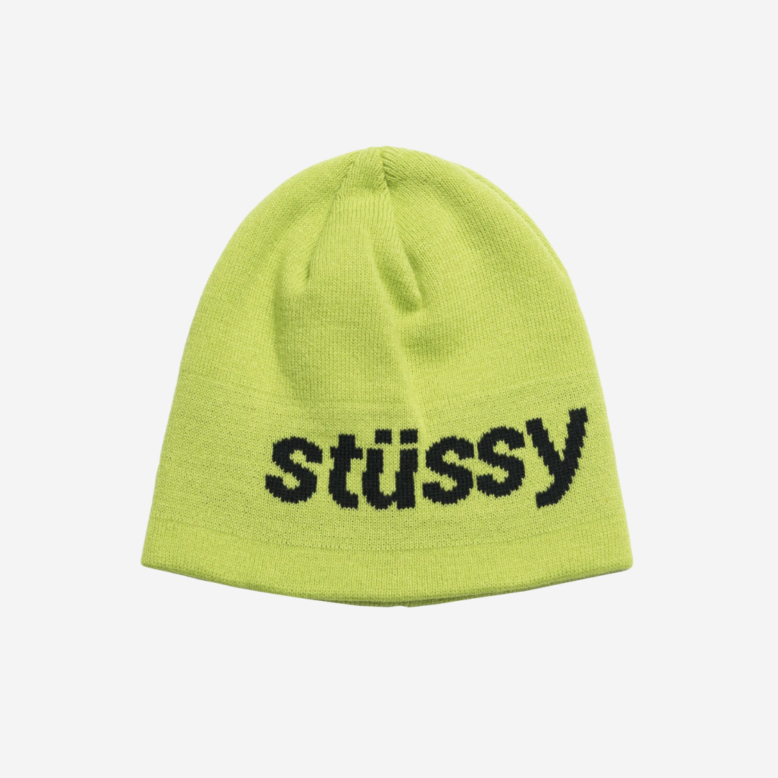 オンラインストア銀座 STUSSY HELVETICA JACQUARD BEANIE LIME ニット