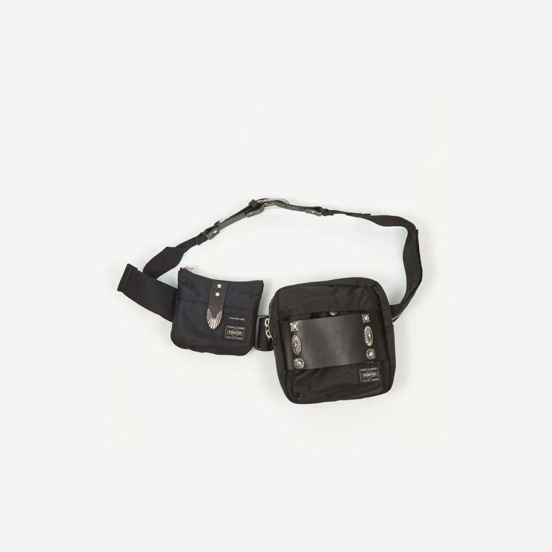 最新 PORTER x ATMOS LAB DOT WAIST BAG BLACK sandhollowresort.com