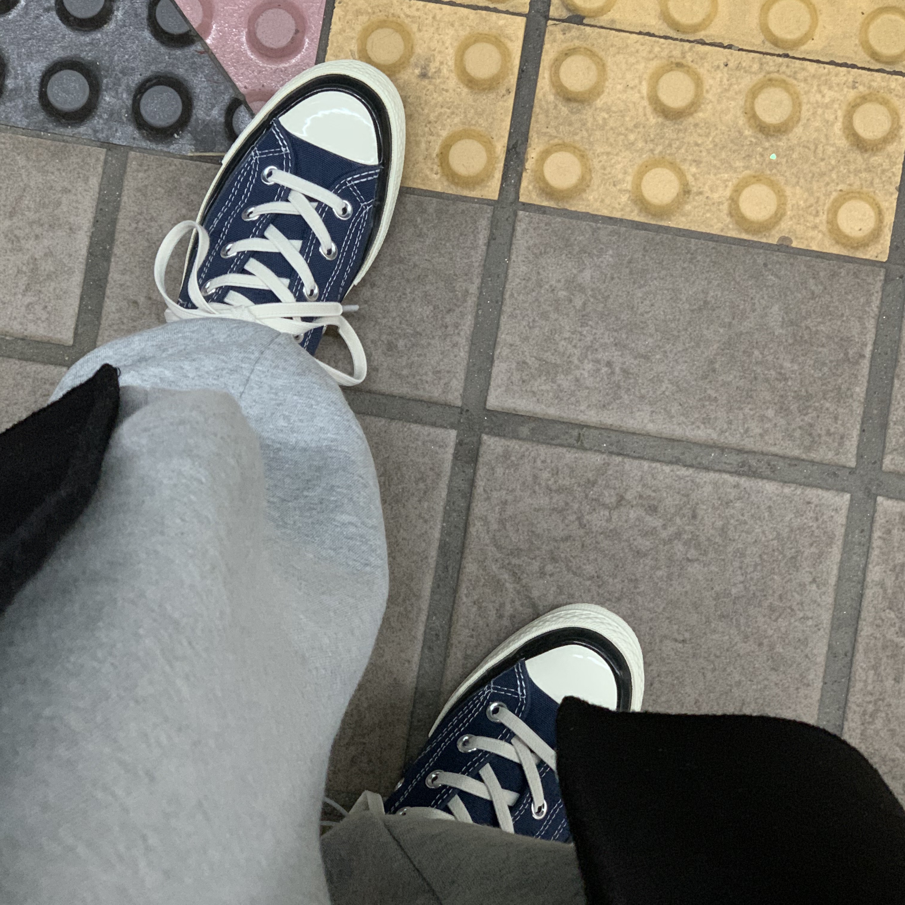 Converse x Moncler x Fragment Chuck 70 Ox Fraylor III Insignia Blue 착용 스타일