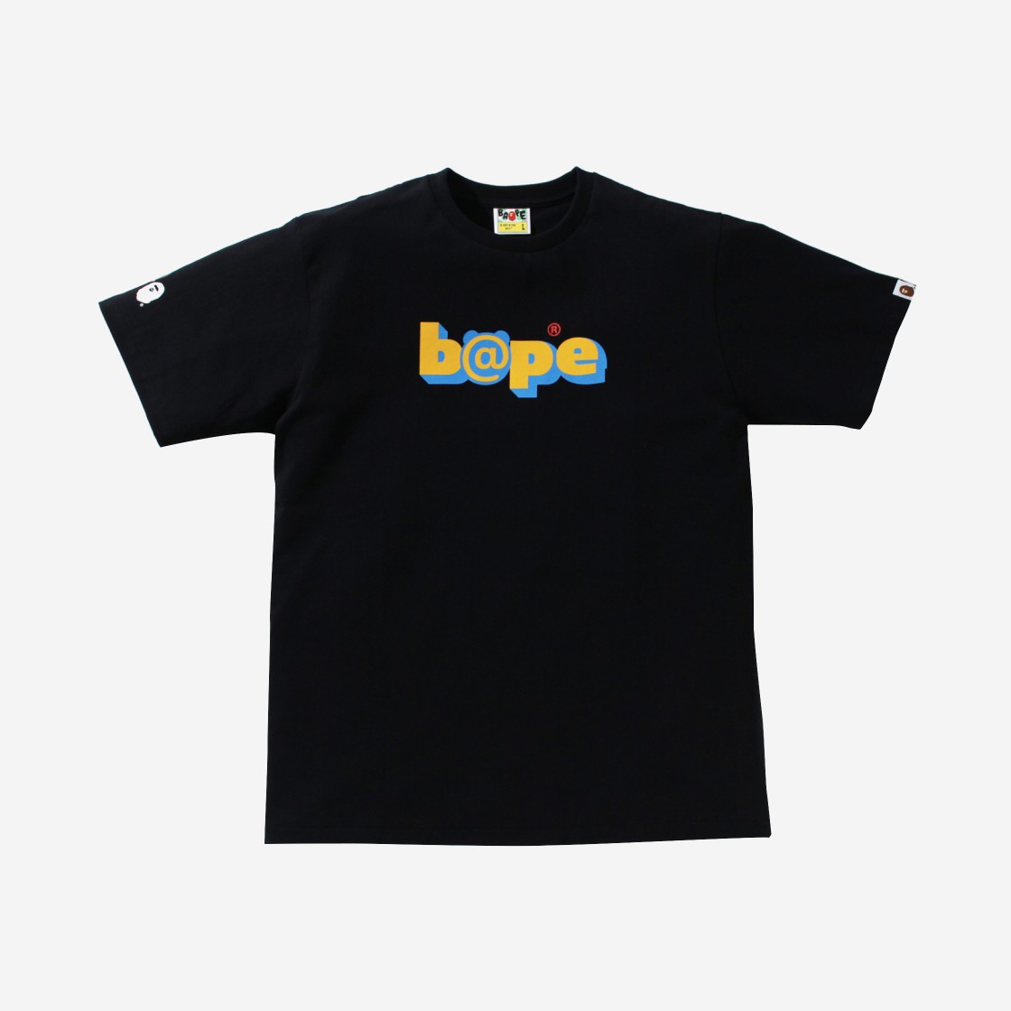 BAPE x Medicom Toy Camo Bear T-Shirt Black 상세 이미지 1