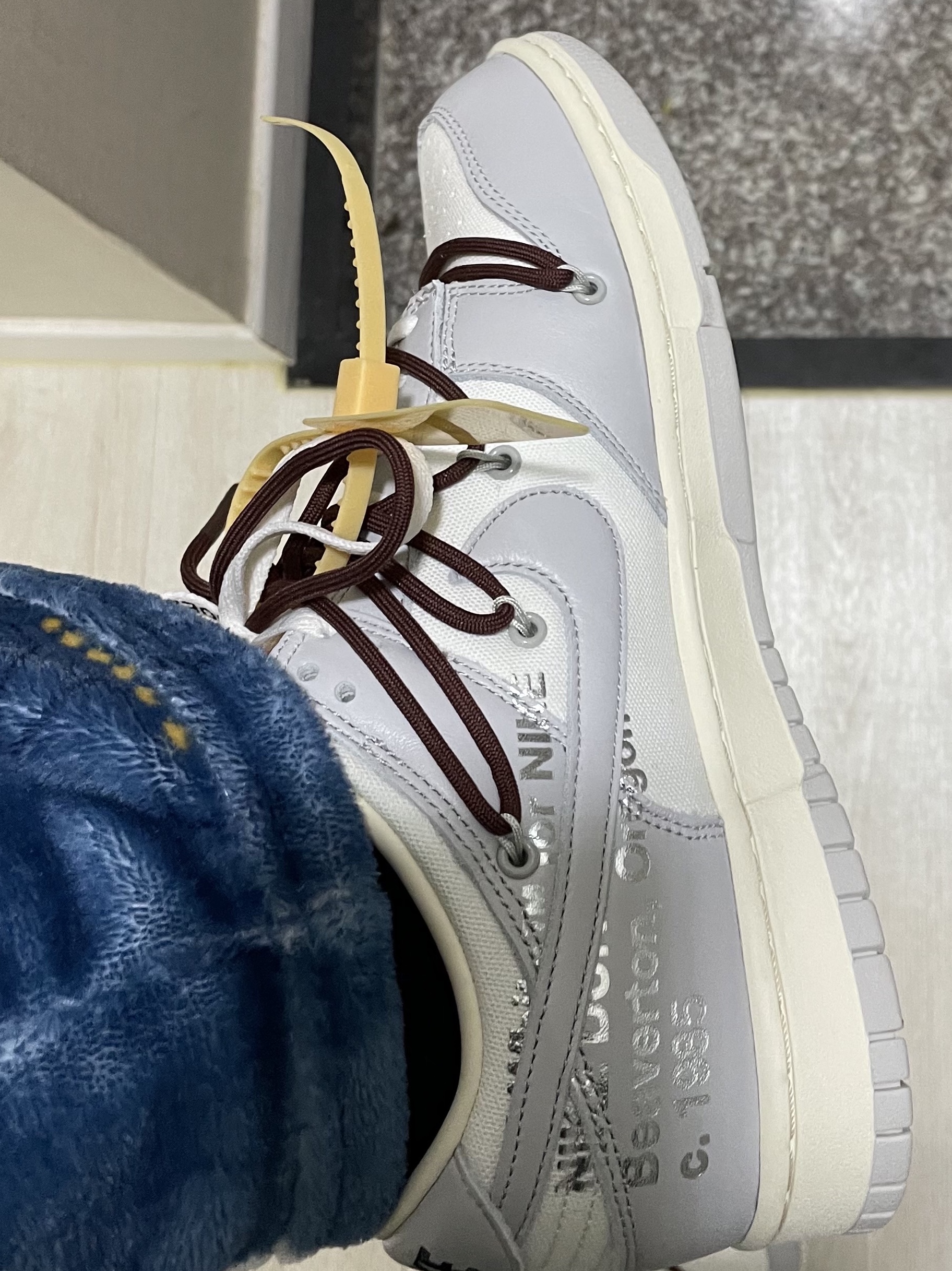 Nike x Off-White Dunk Low The 50 - Lot 46 착용 스타일