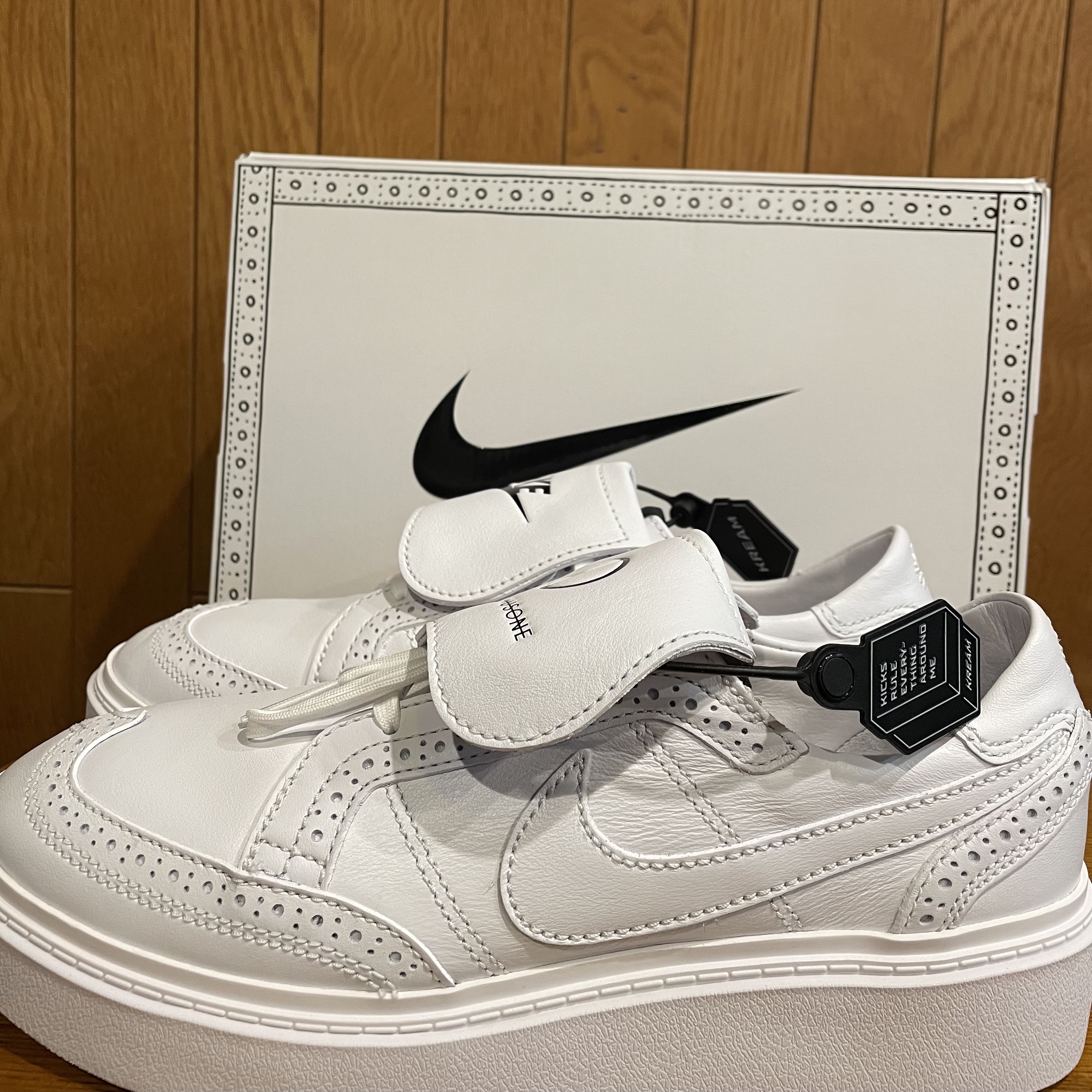 Nike x Peaceminusone Kwondo1 White 착용 스타일 - 2